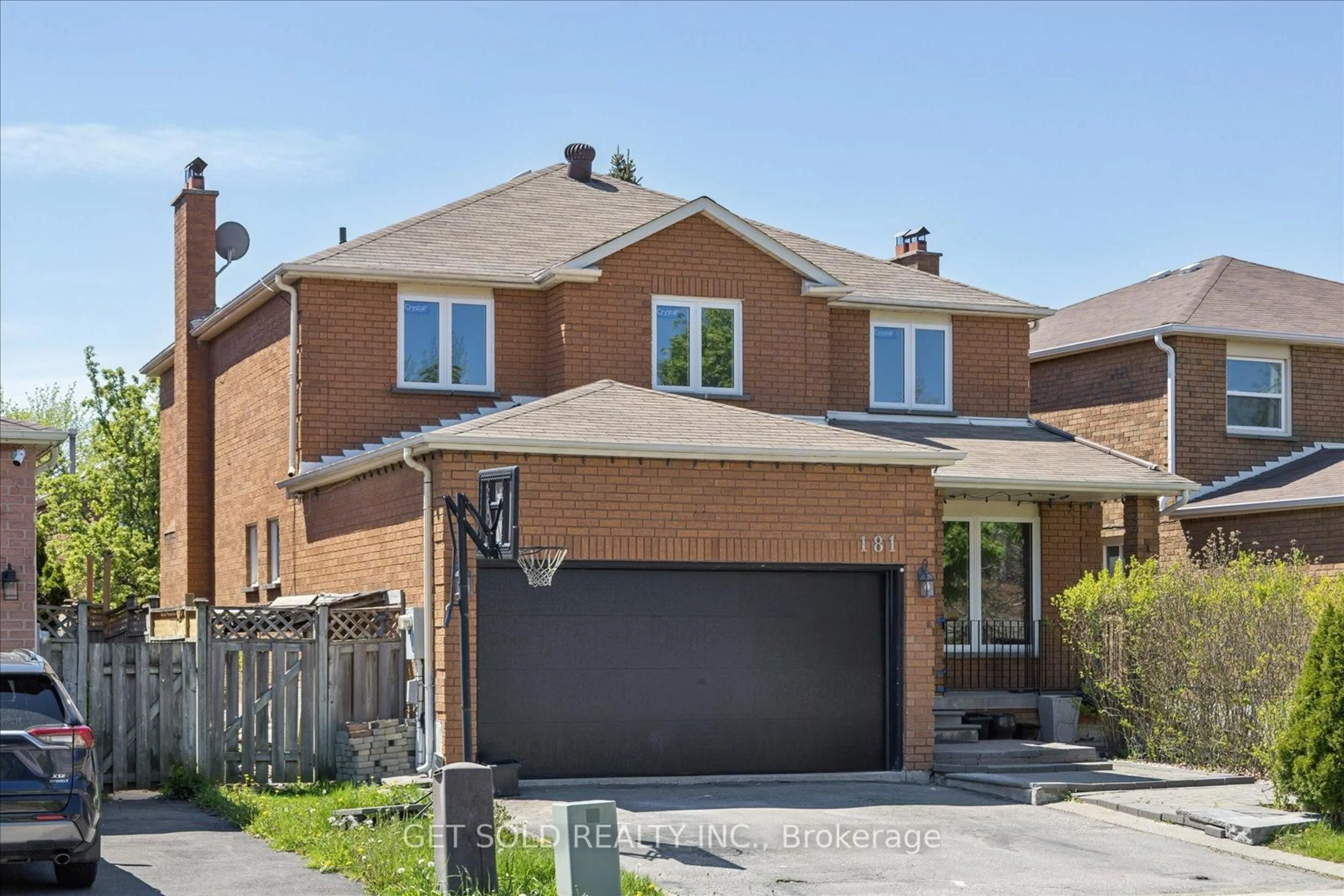 Home with brick exterior material, street for 181 Brownridge Dr, Vaughan Ontario L4J 7E4