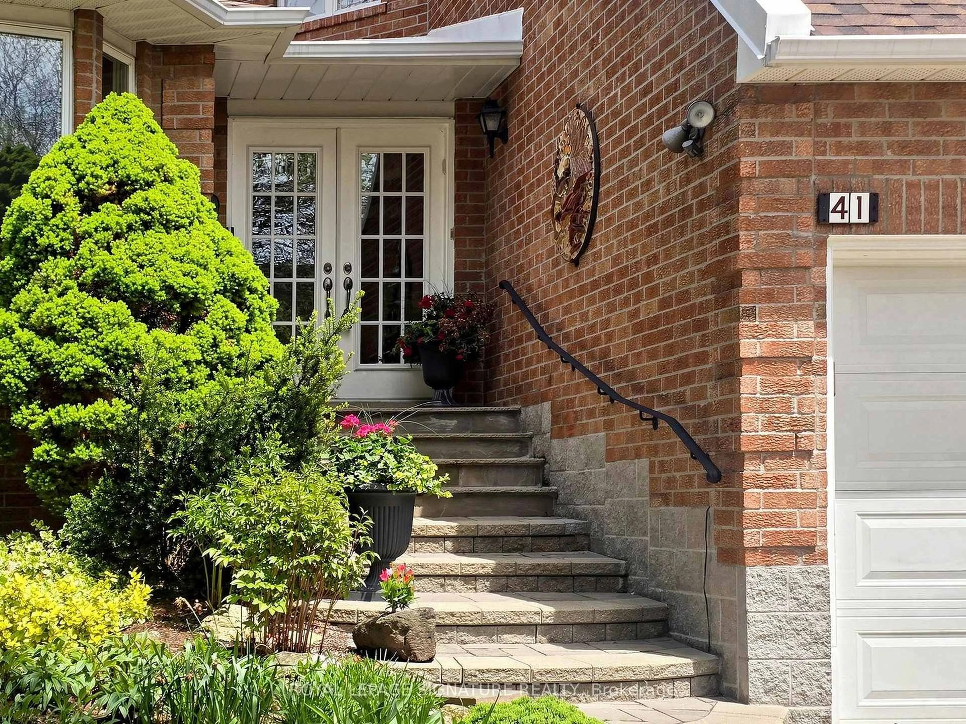 Home with brick exterior material, street for 41 Prince Edward Blvd, Markham Ontario L3T 7G1