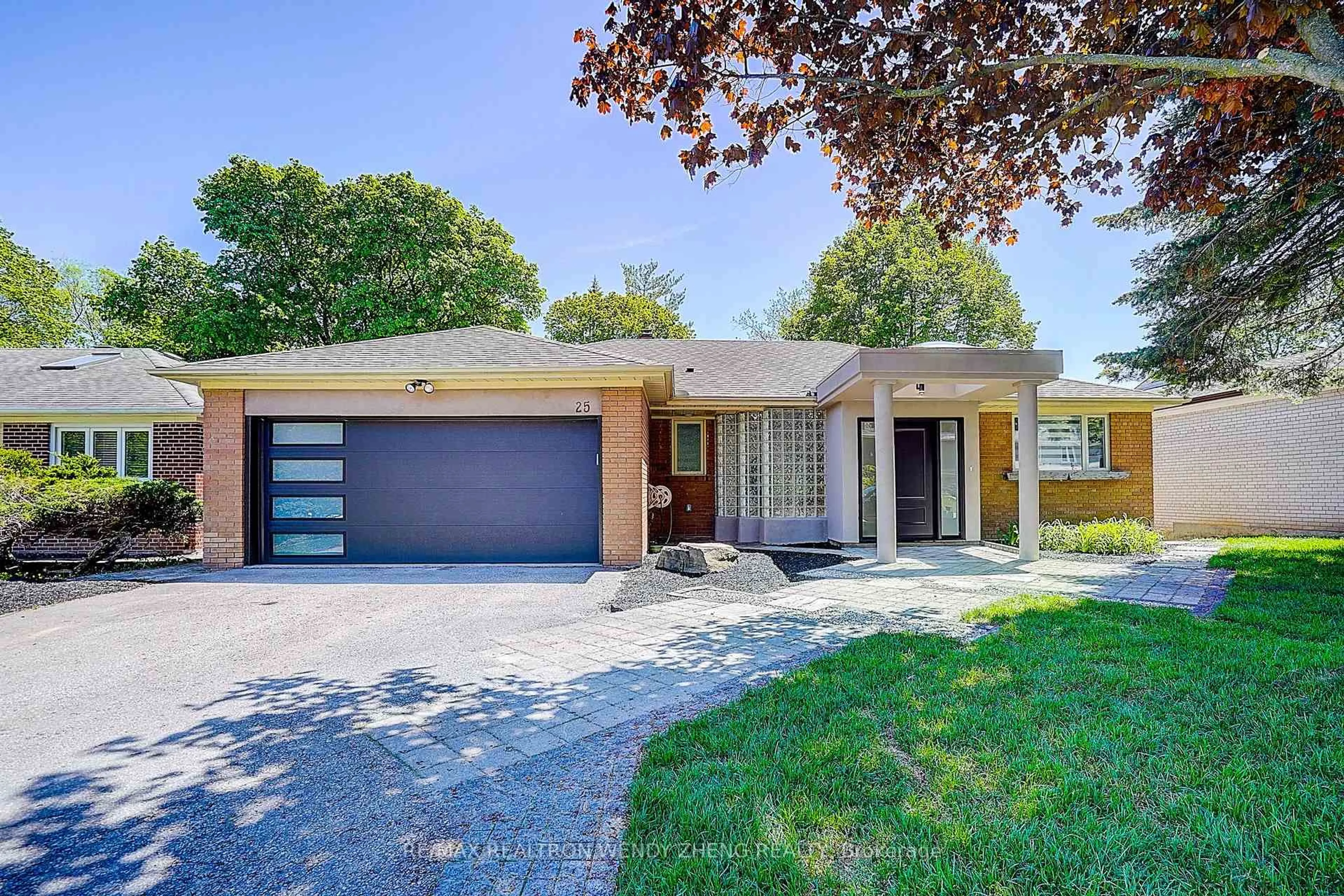 Home with brick exterior material, street for 25 Dalmeny Rd, Markham Ontario L3T 1M1