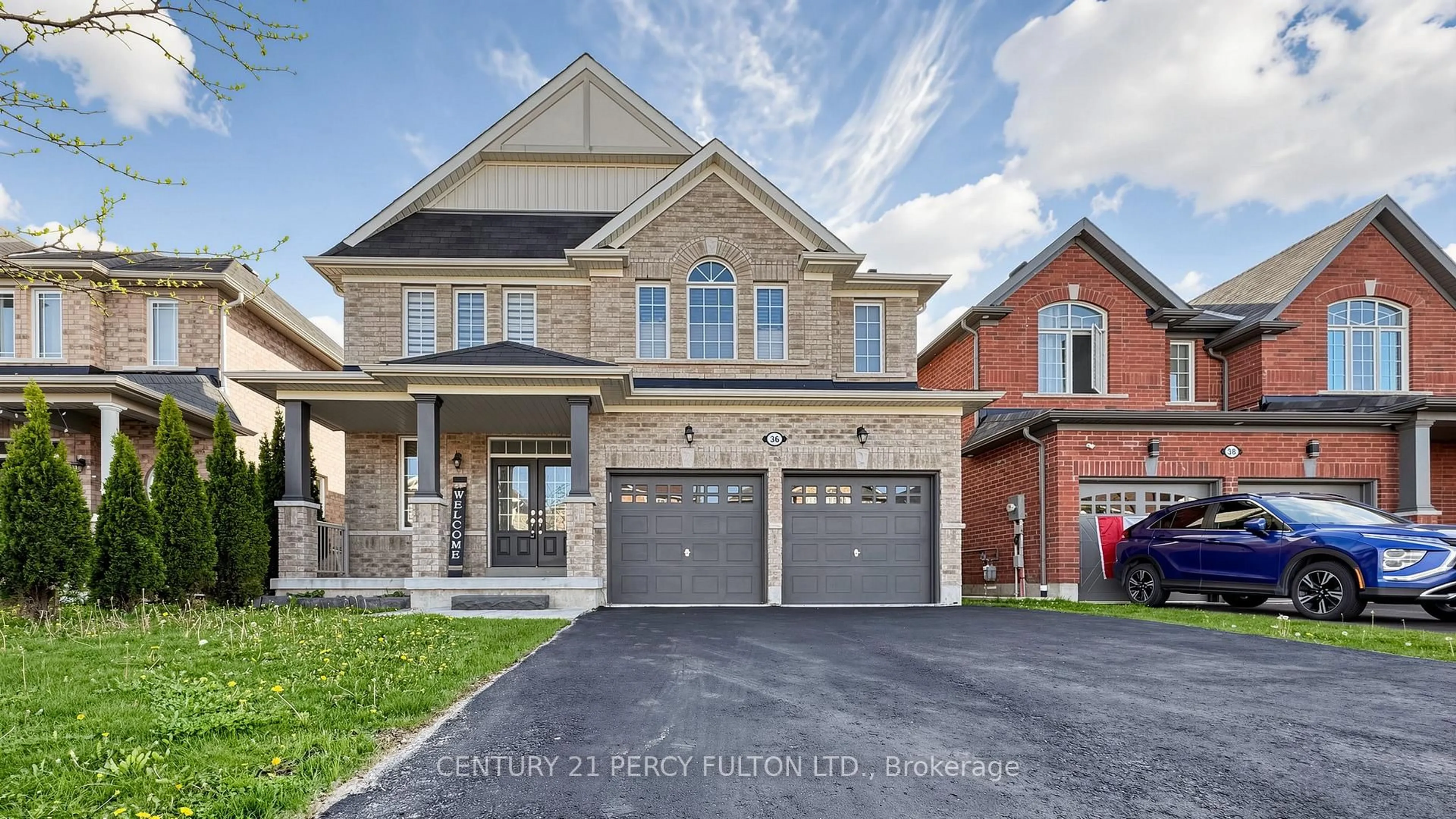 Home with brick exterior material, street for 36 Lampkin St, Georgina Ontario L0E 1R0