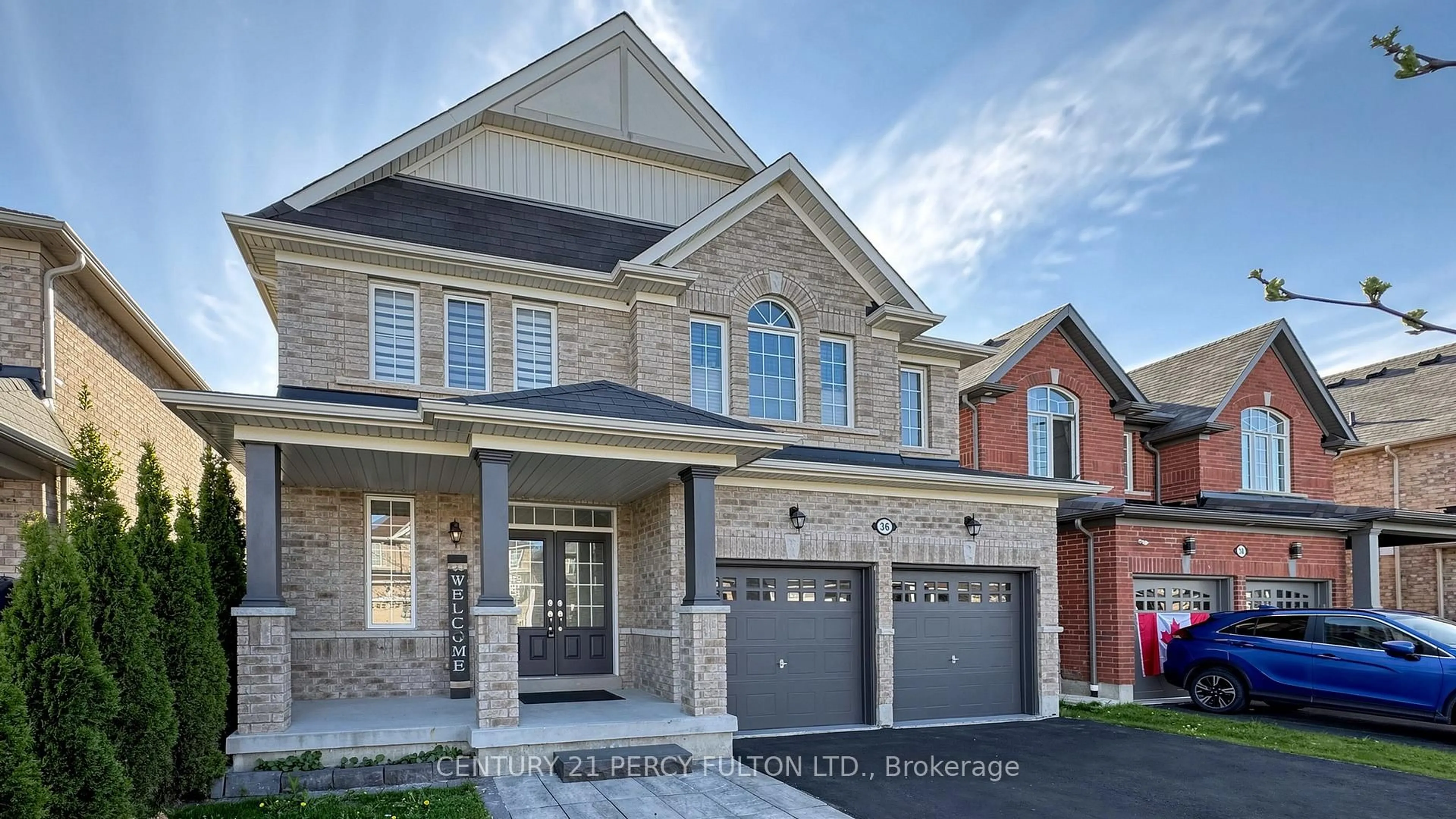 Home with brick exterior material, street for 36 Lampkin St, Georgina Ontario L0E 1R0