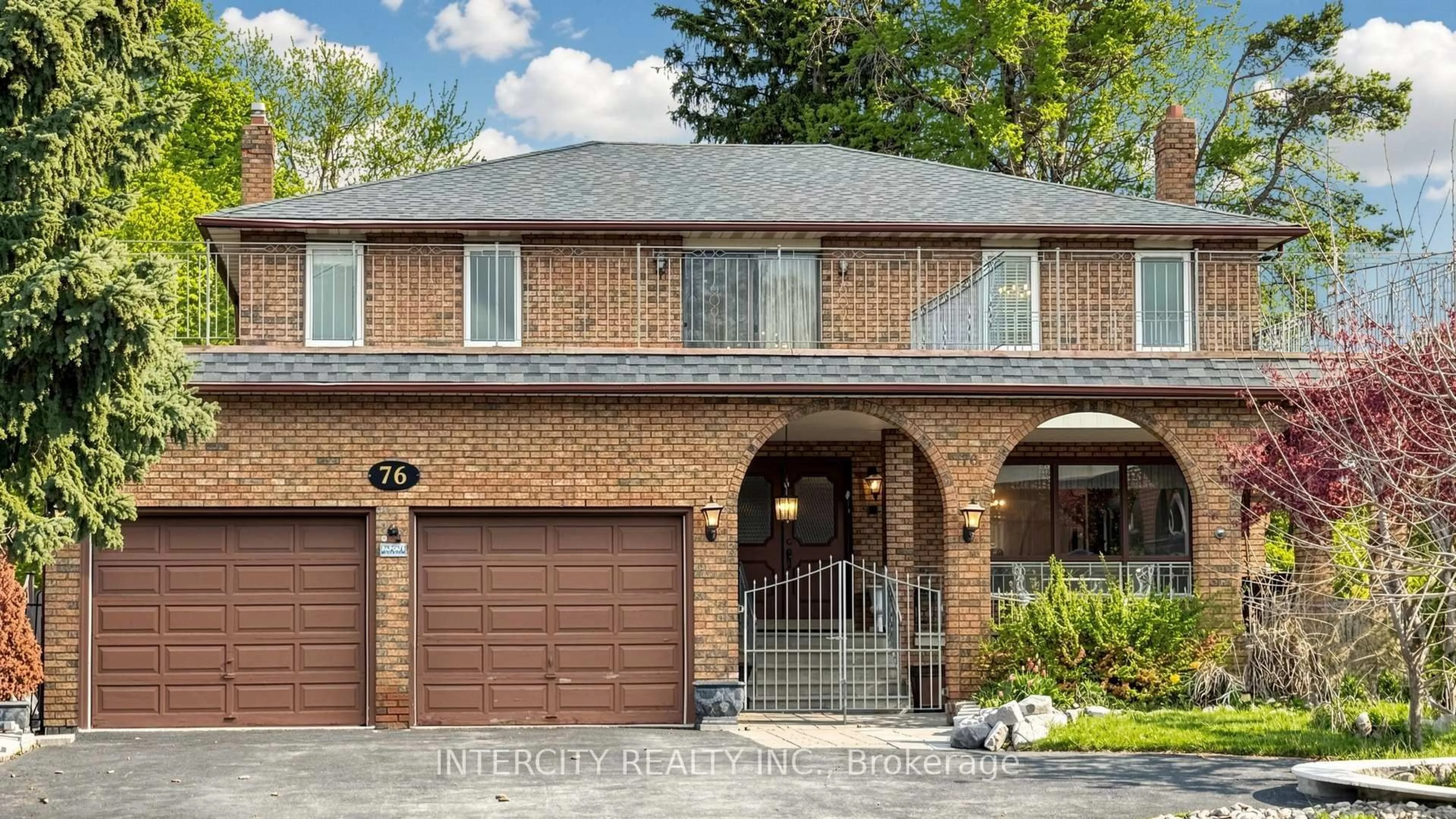 Home with brick exterior material, street for 76 Spruce Ave, Richmond Hill Ontario L4C 6W1