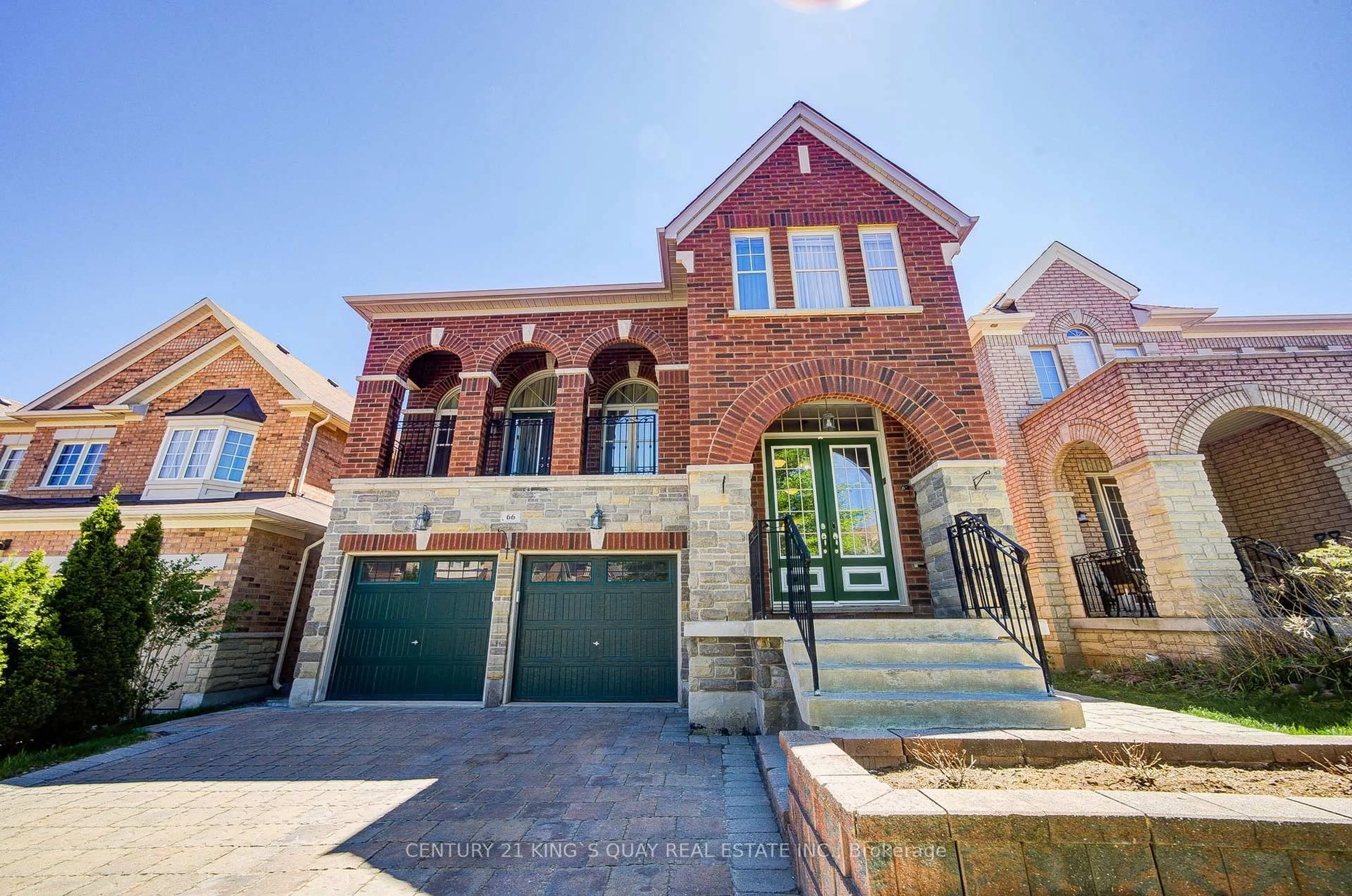 Home with brick exterior material, street for 66 Bush Ridges Ave, Richmond Hill Ontario L4E 0P1