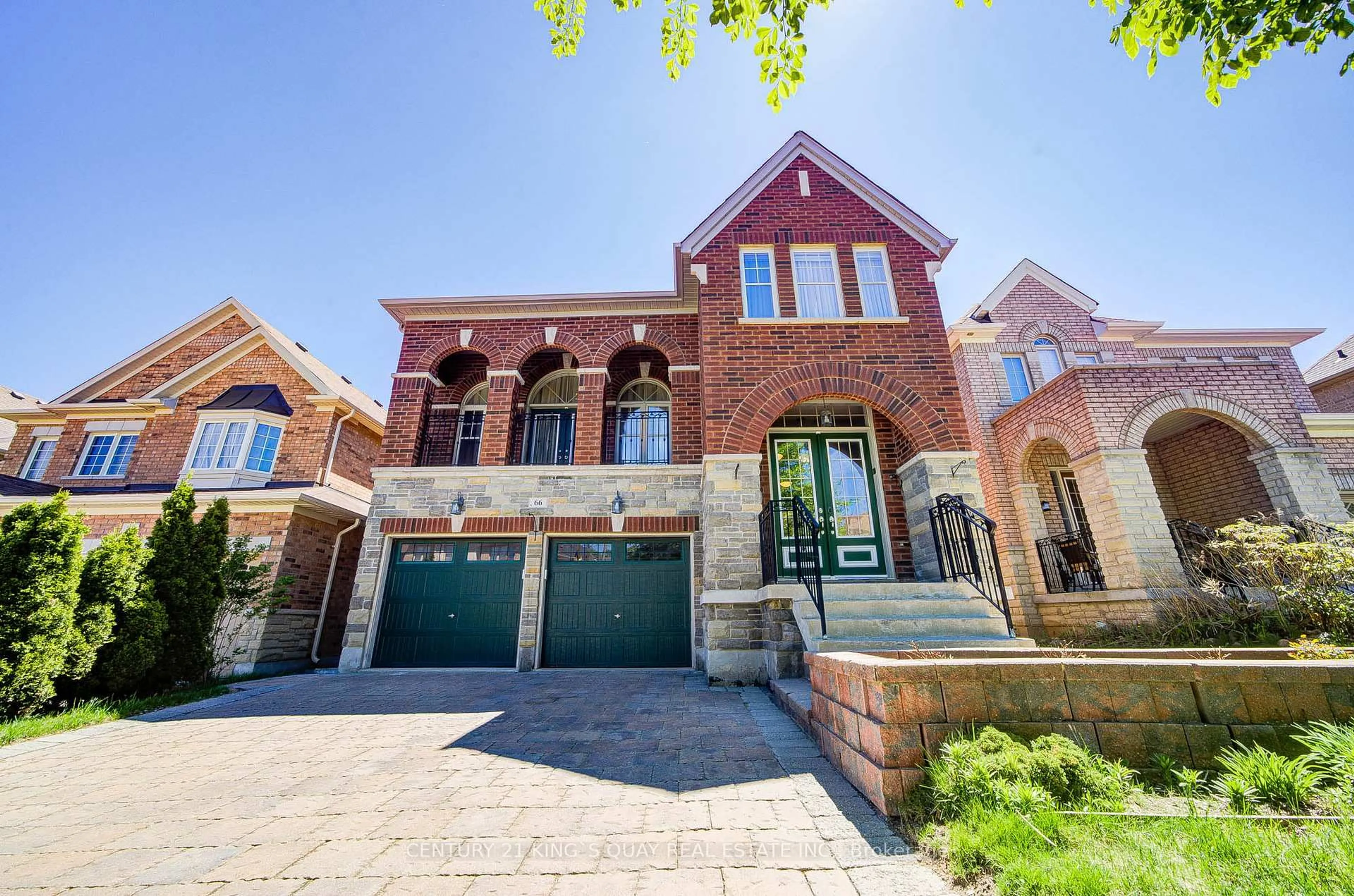 Home with brick exterior material, street for 66 Bush Ridges Ave, Richmond Hill Ontario L4E 0P1