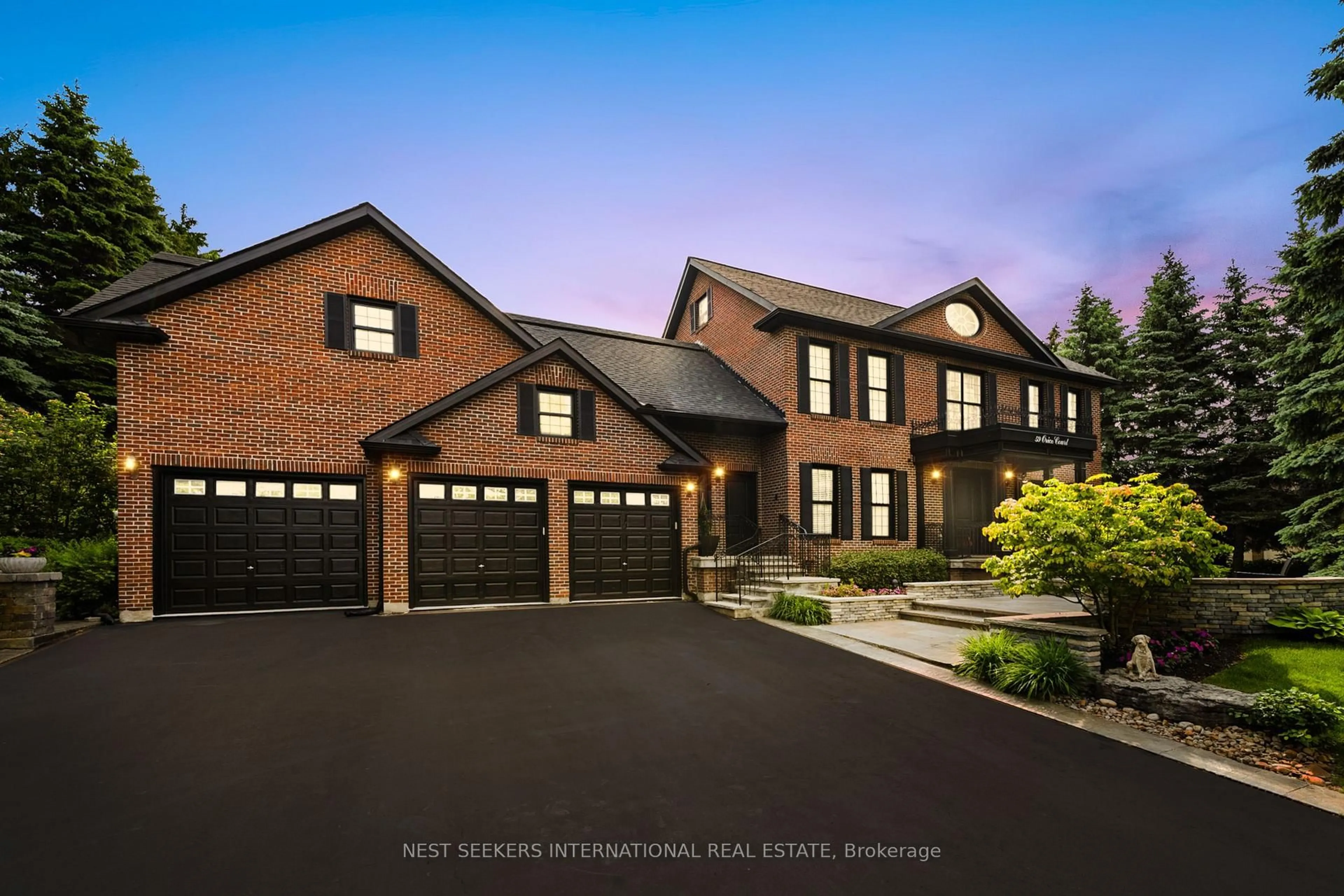 Home with brick exterior material, street for 59 Orico Crt, Vaughan Ontario L0J 1C0