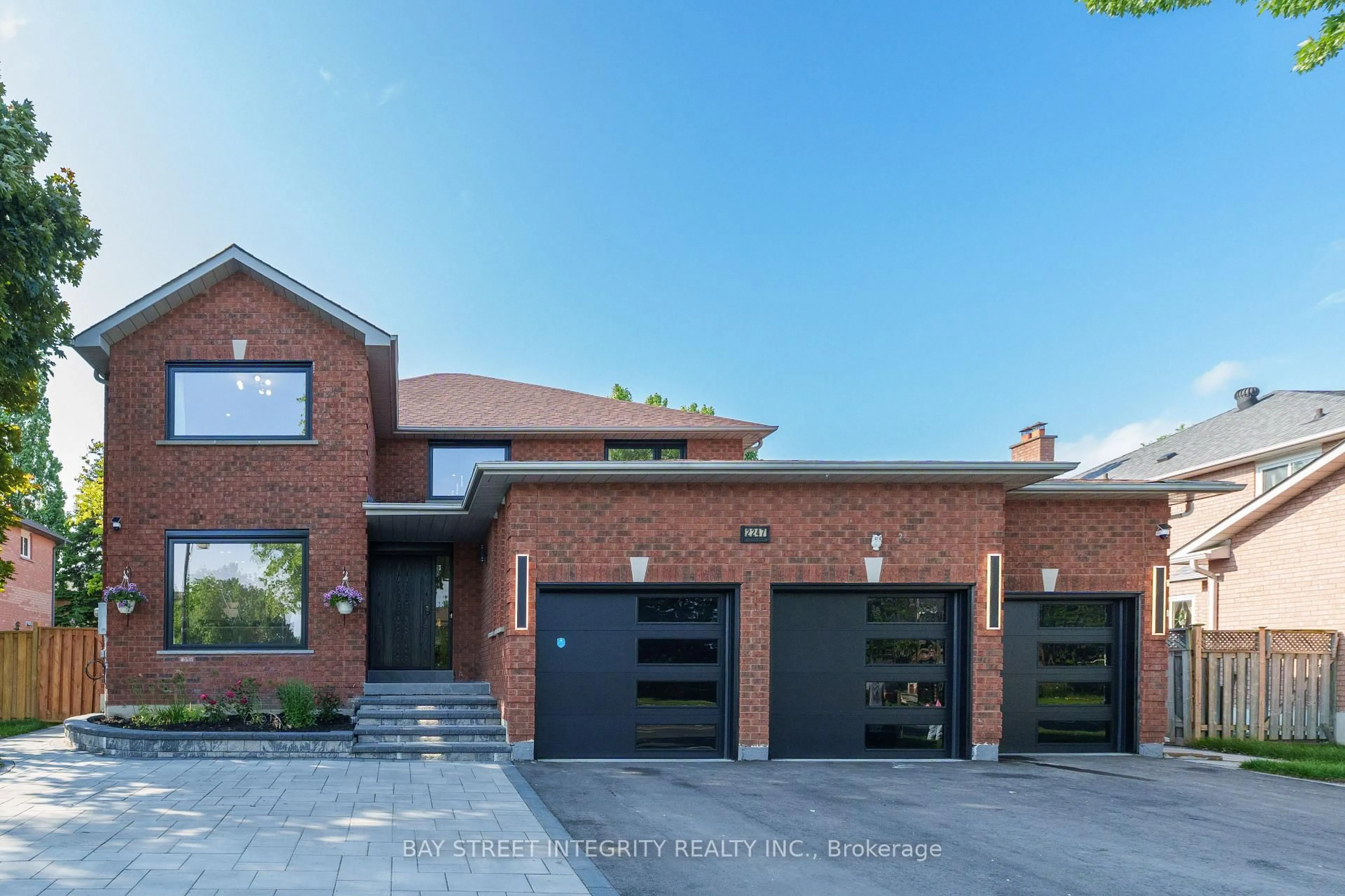 Home with brick exterior material, street for 2247 Rodick Rd, Markham Ontario L6C 1R1