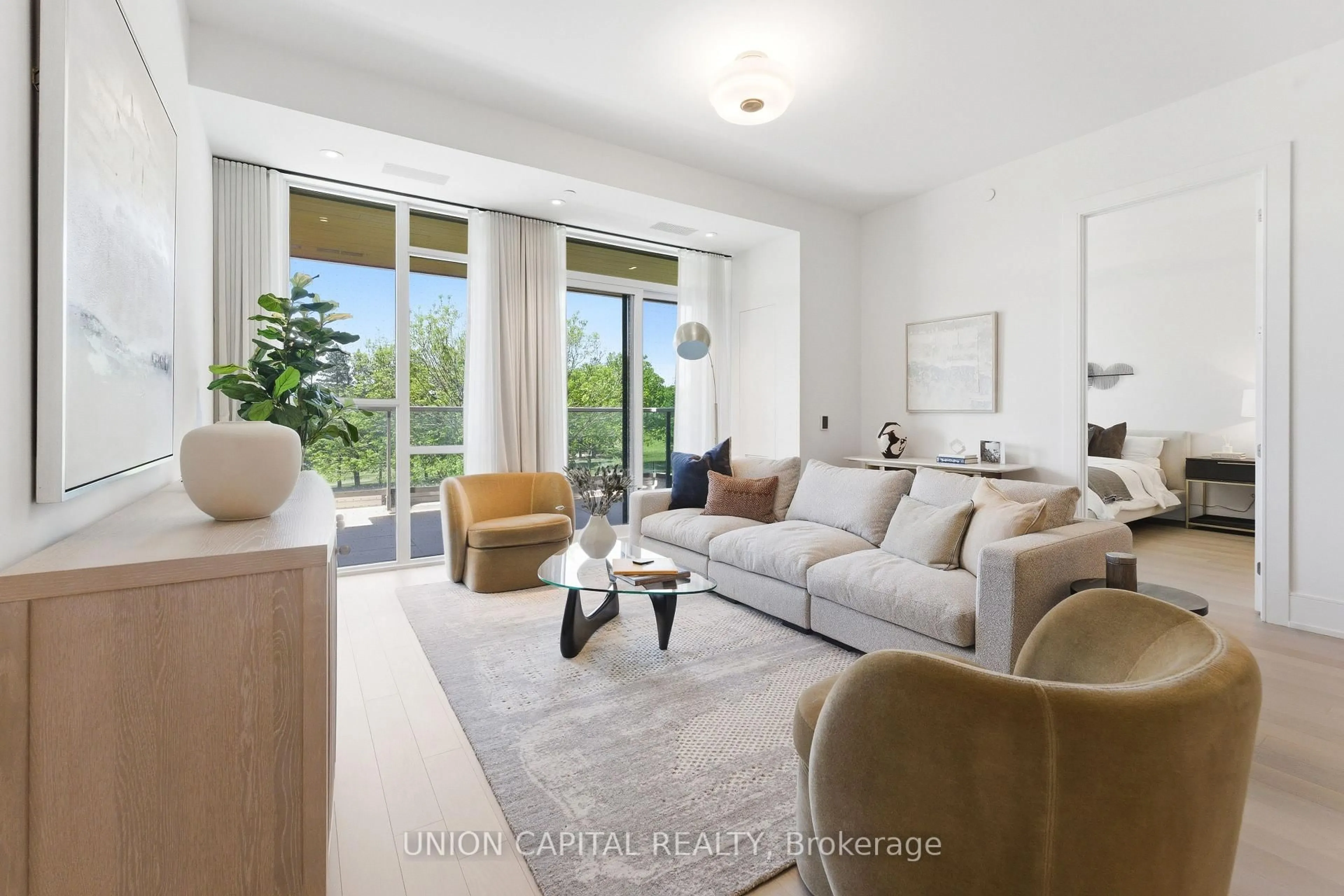 Living room with furniture, unknown for 397 Royal Orchard Blvd #204, Markham Ontario L3T 0H3