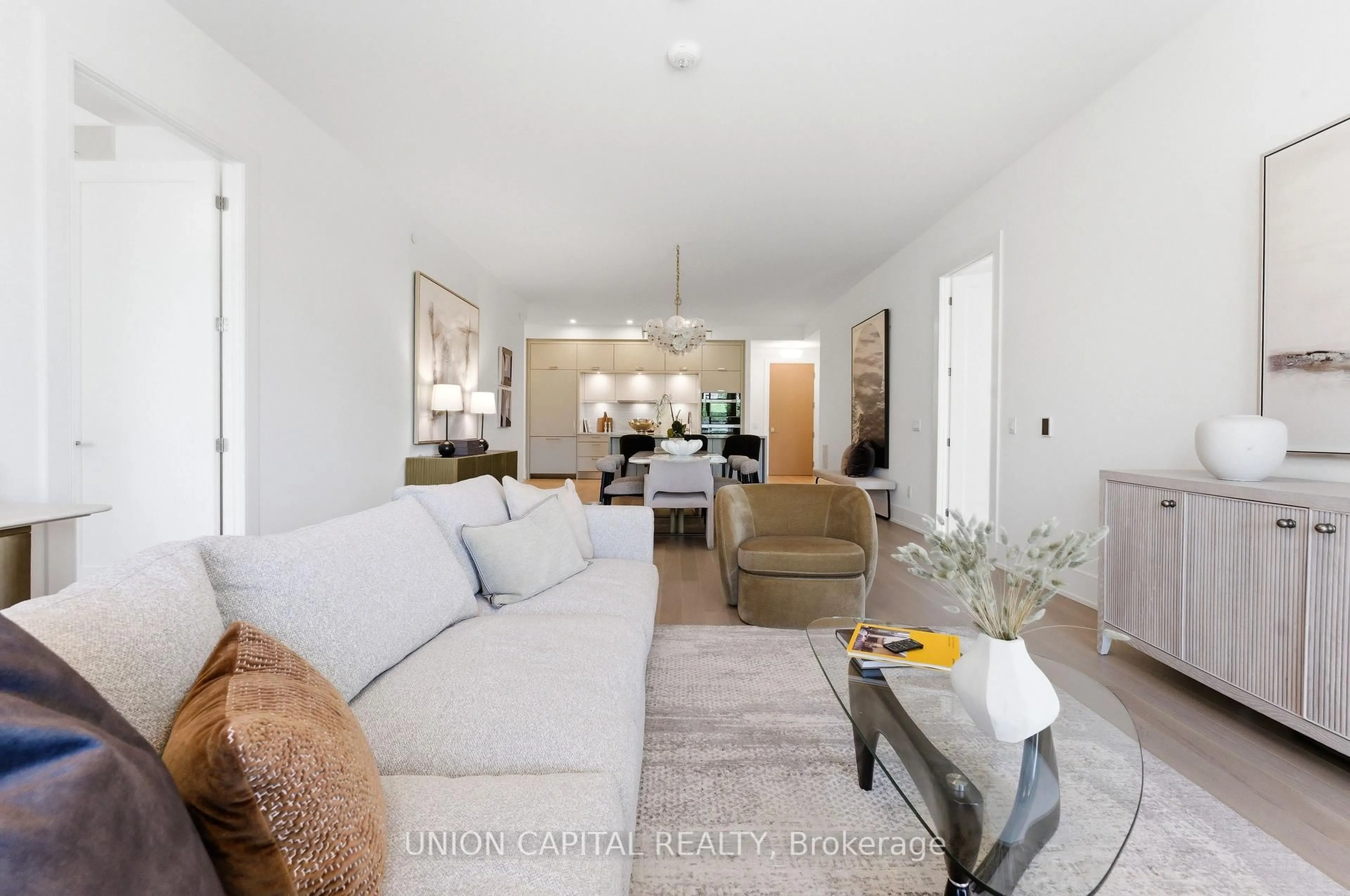 Living room with furniture, unknown for 397 Royal Orchard Blvd #204, Markham Ontario L3T 0H3