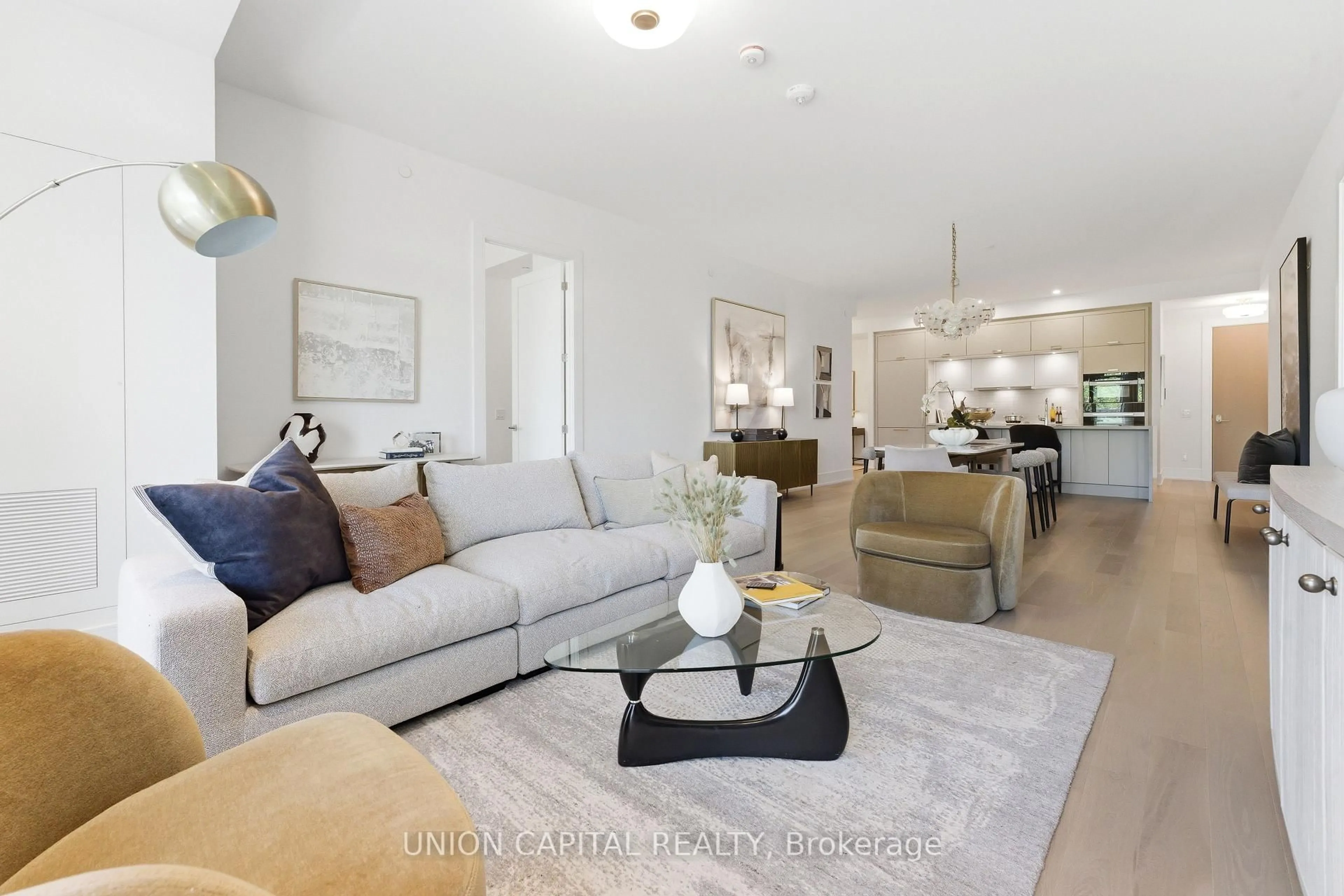 Living room with furniture, unknown for 397 Royal Orchard Blvd #204, Markham Ontario L3T 0H3