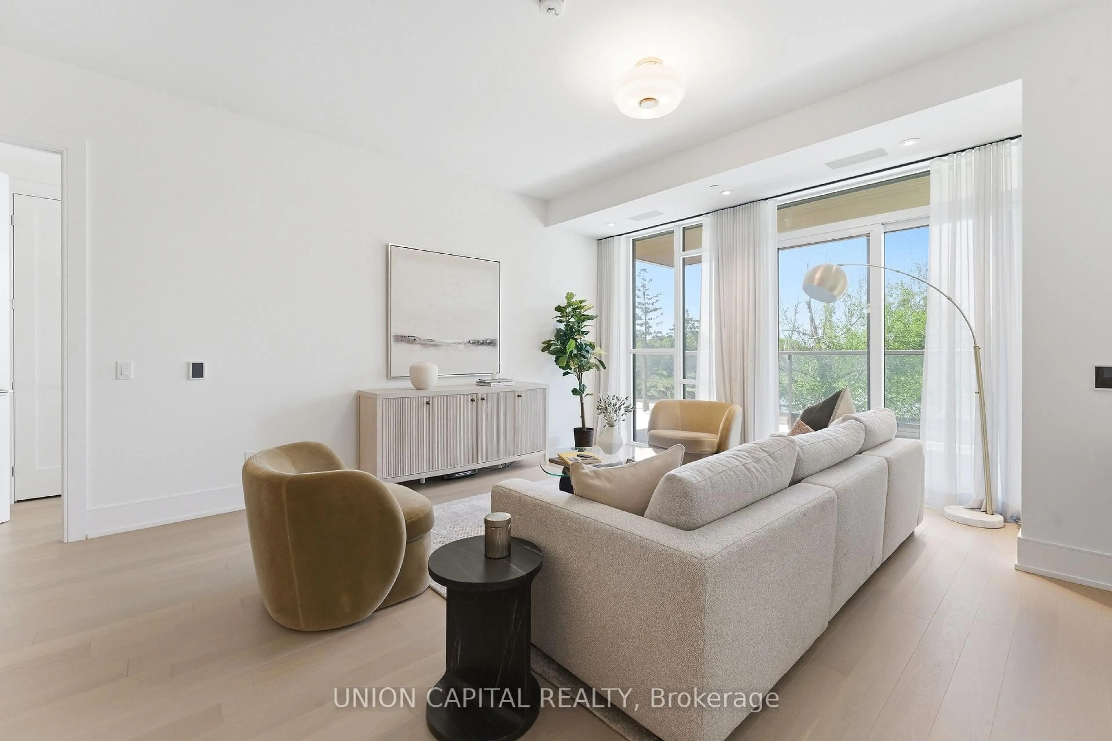 Living room with furniture, unknown for 397 Royal Orchard Blvd #204, Markham Ontario L3T 0H3