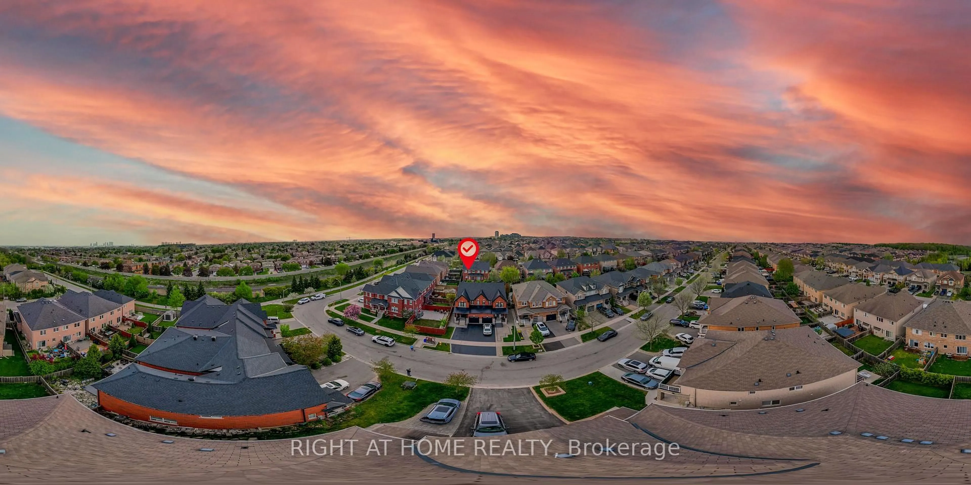 A pic from outside/outdoor area/front of a property/back of a property/a pic from drone, unknown for 263 Golden Orchard Rd, Vaughan Ontario L6A 0N3