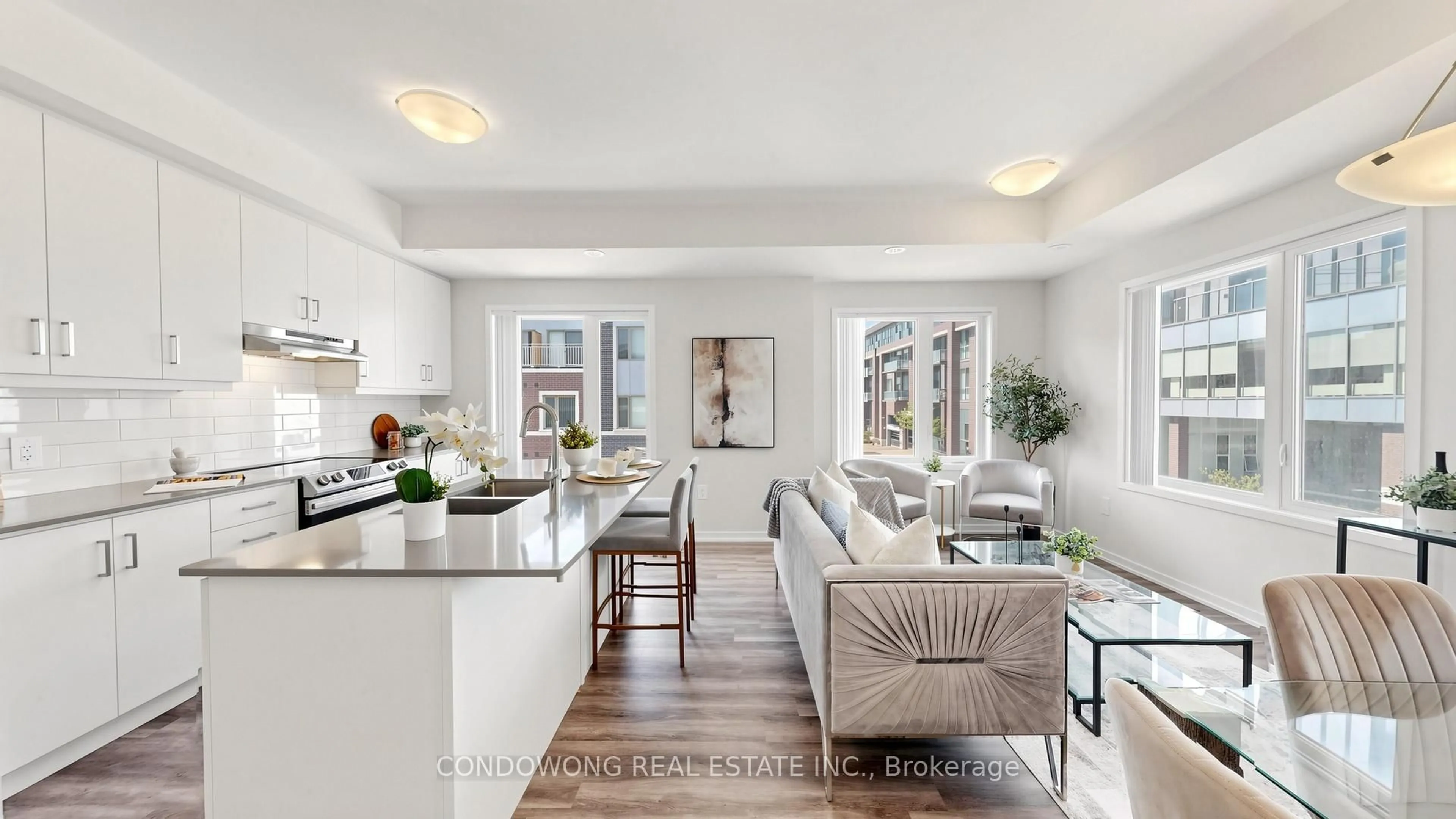 Open concept kitchen, unknown for 31 Honeycrisp Cres #49, Vaughan Ontario L4K 0N6