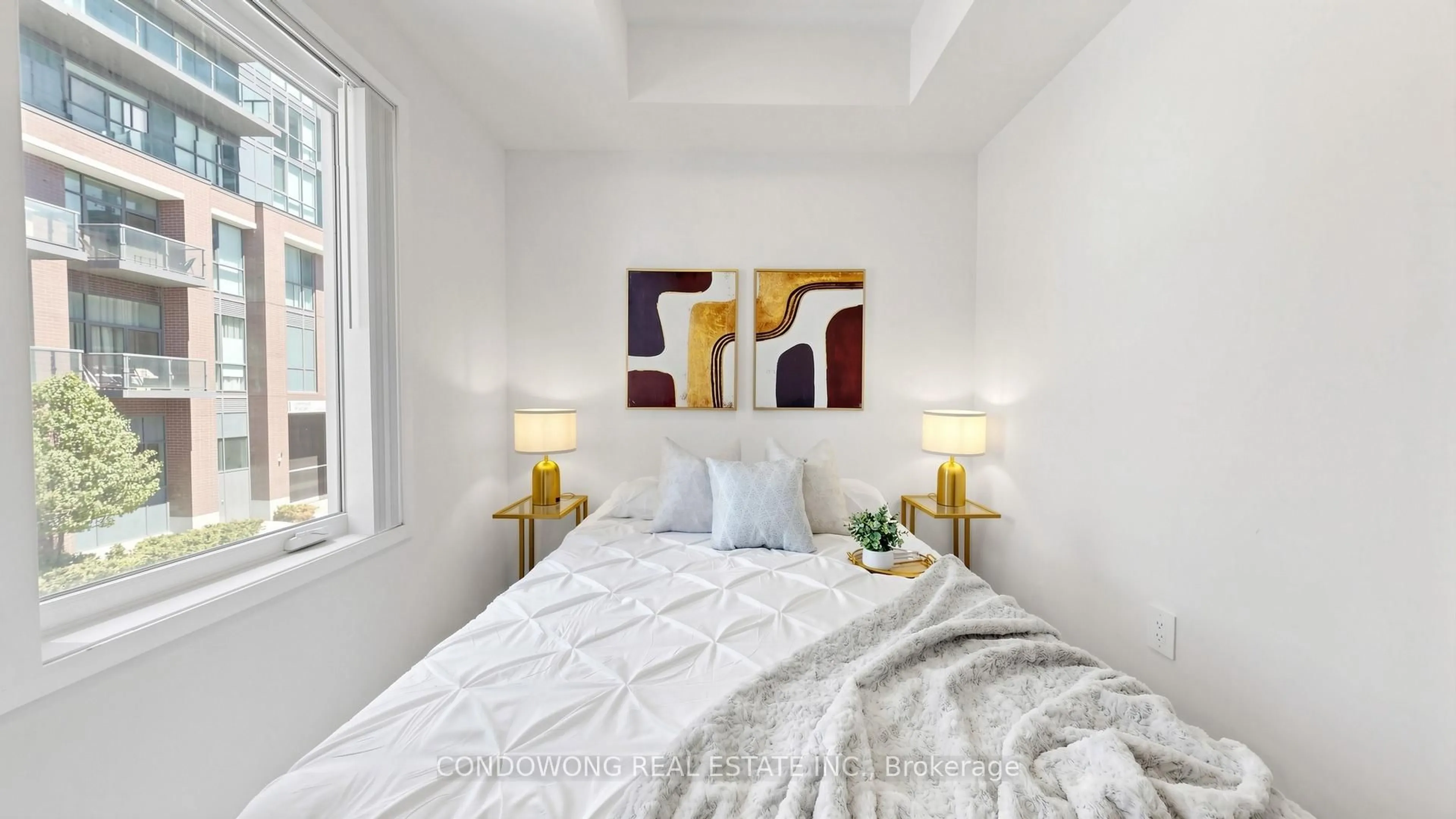Bedroom with bed, unknown for 31 Honeycrisp Cres #49, Vaughan Ontario L4K 0N6