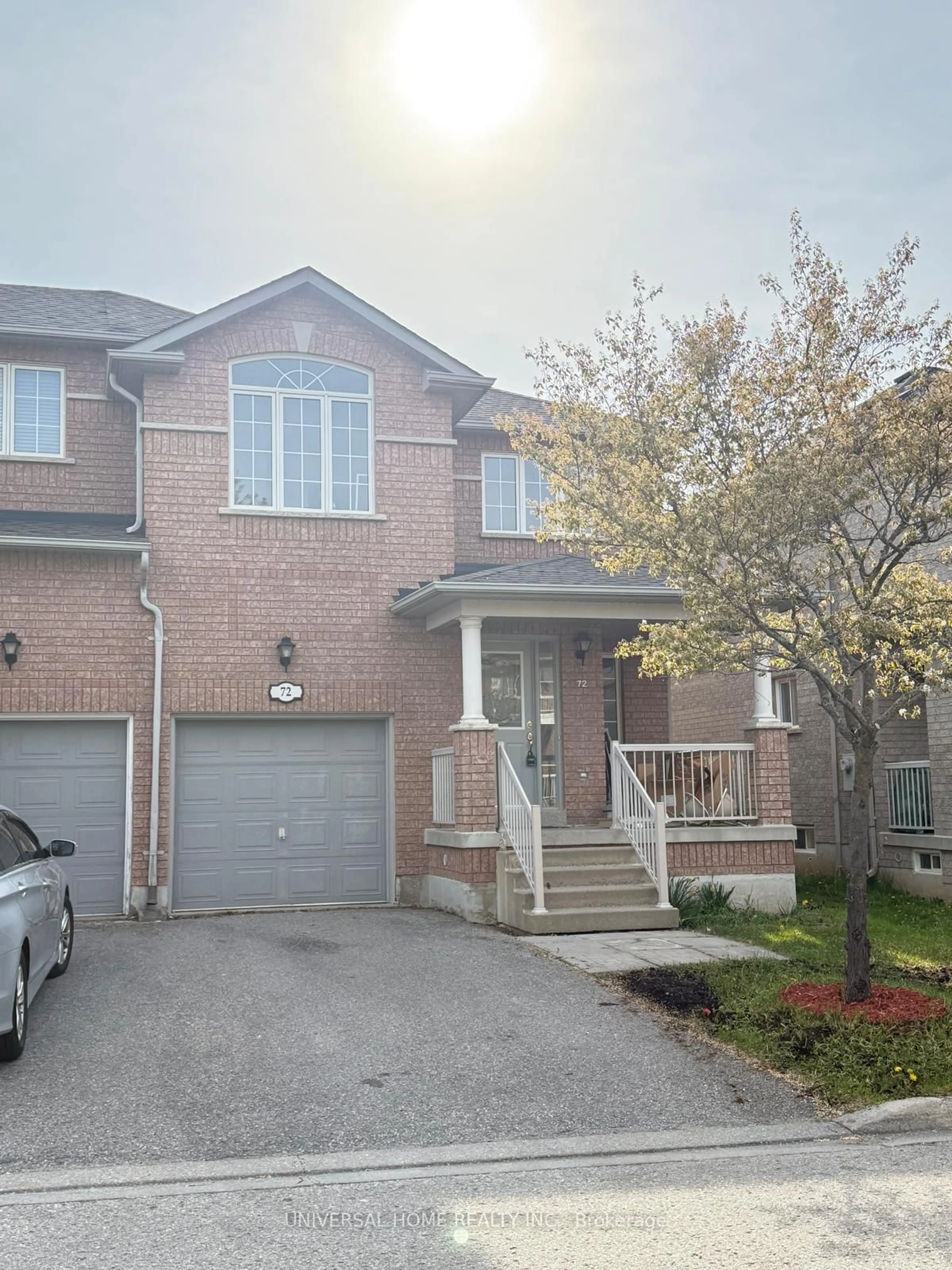 Home with brick exterior material, street for 72 Briarcrest Dr, Markham Ontario L6C 3E7