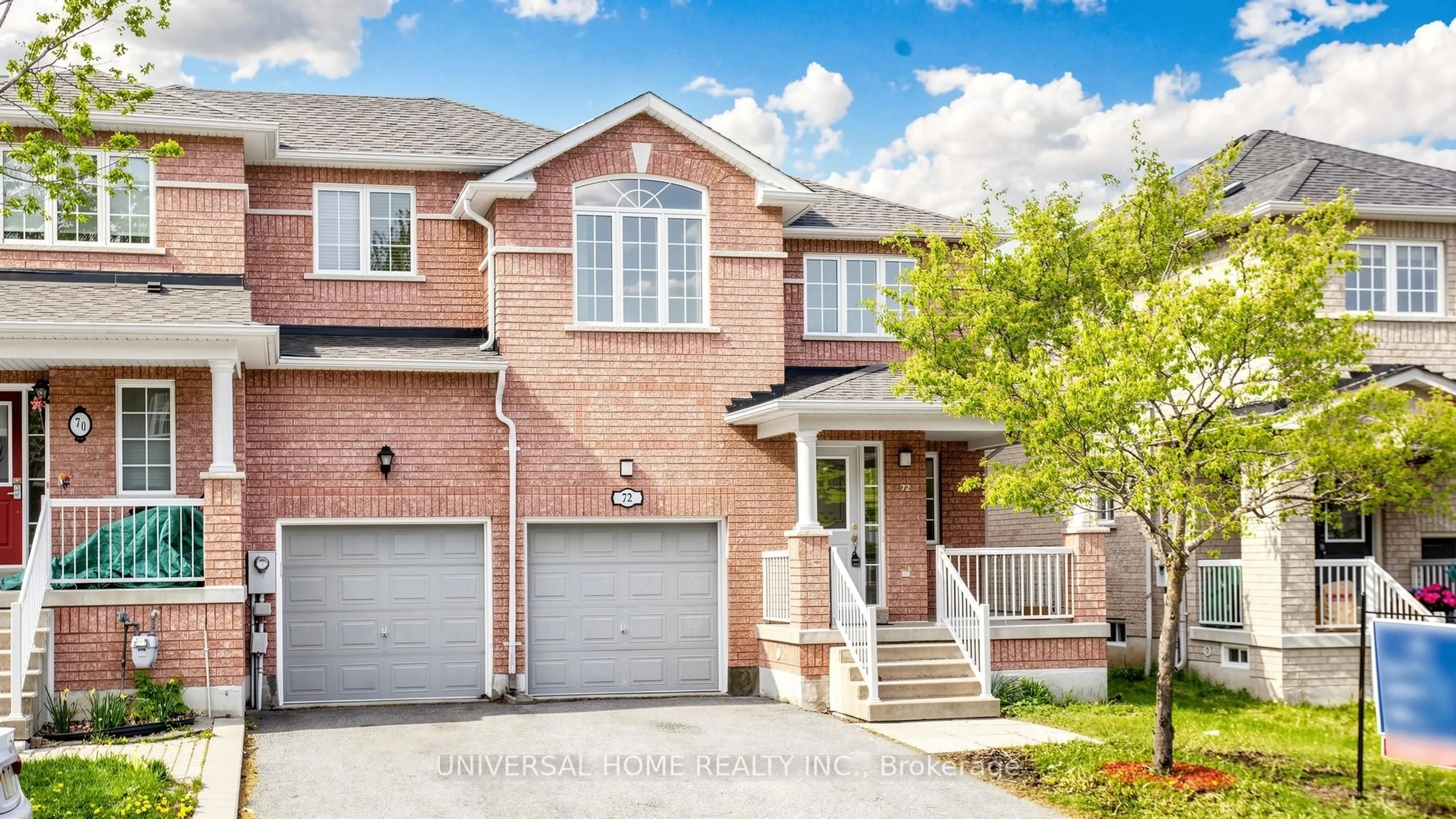 Home with brick exterior material, street for 72 Briarcrest Dr, Markham Ontario L6C 3E7