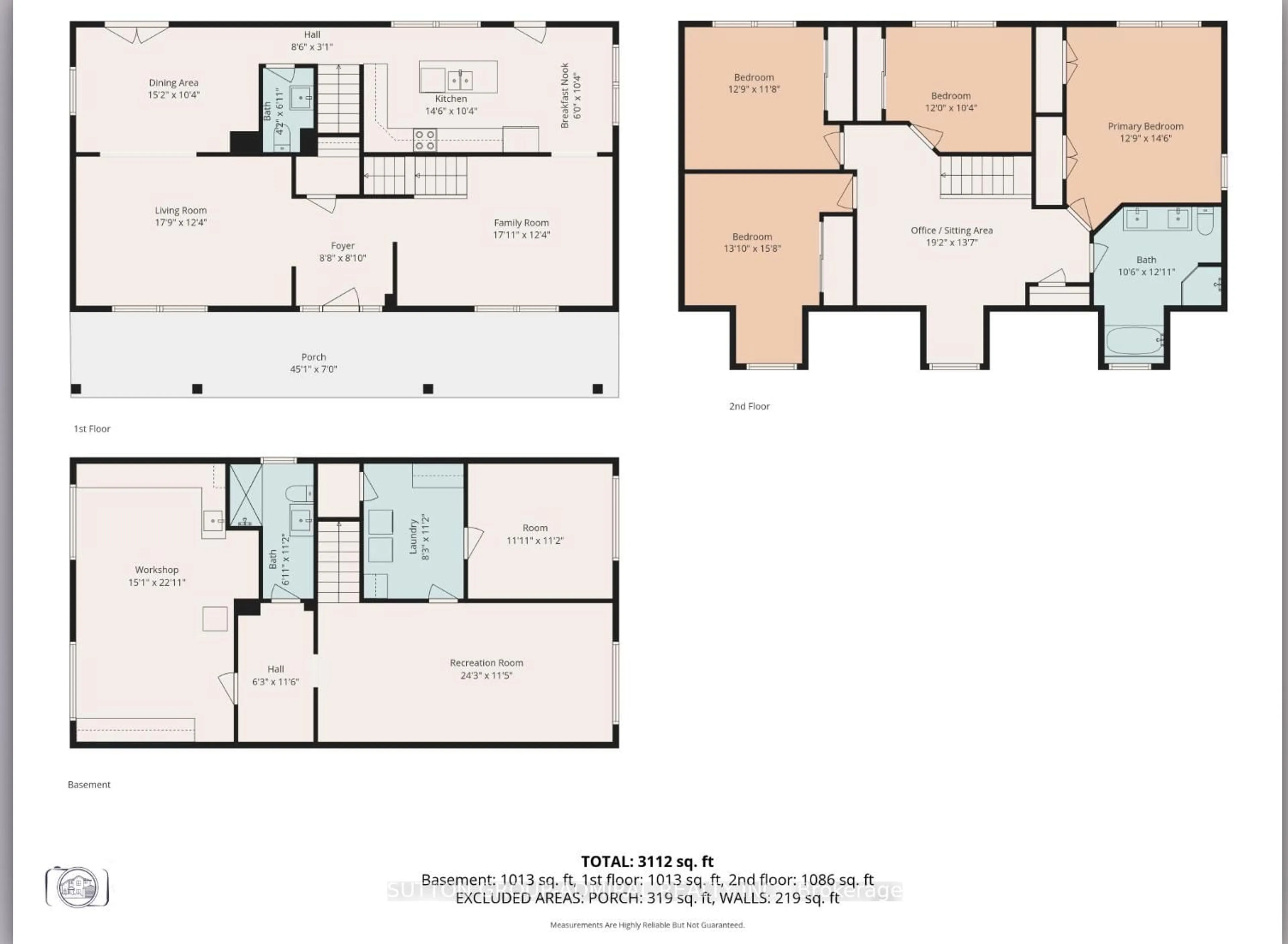Floor plan for 54 Starlight Cres, Richmond Hill Ontario L4C 4X5