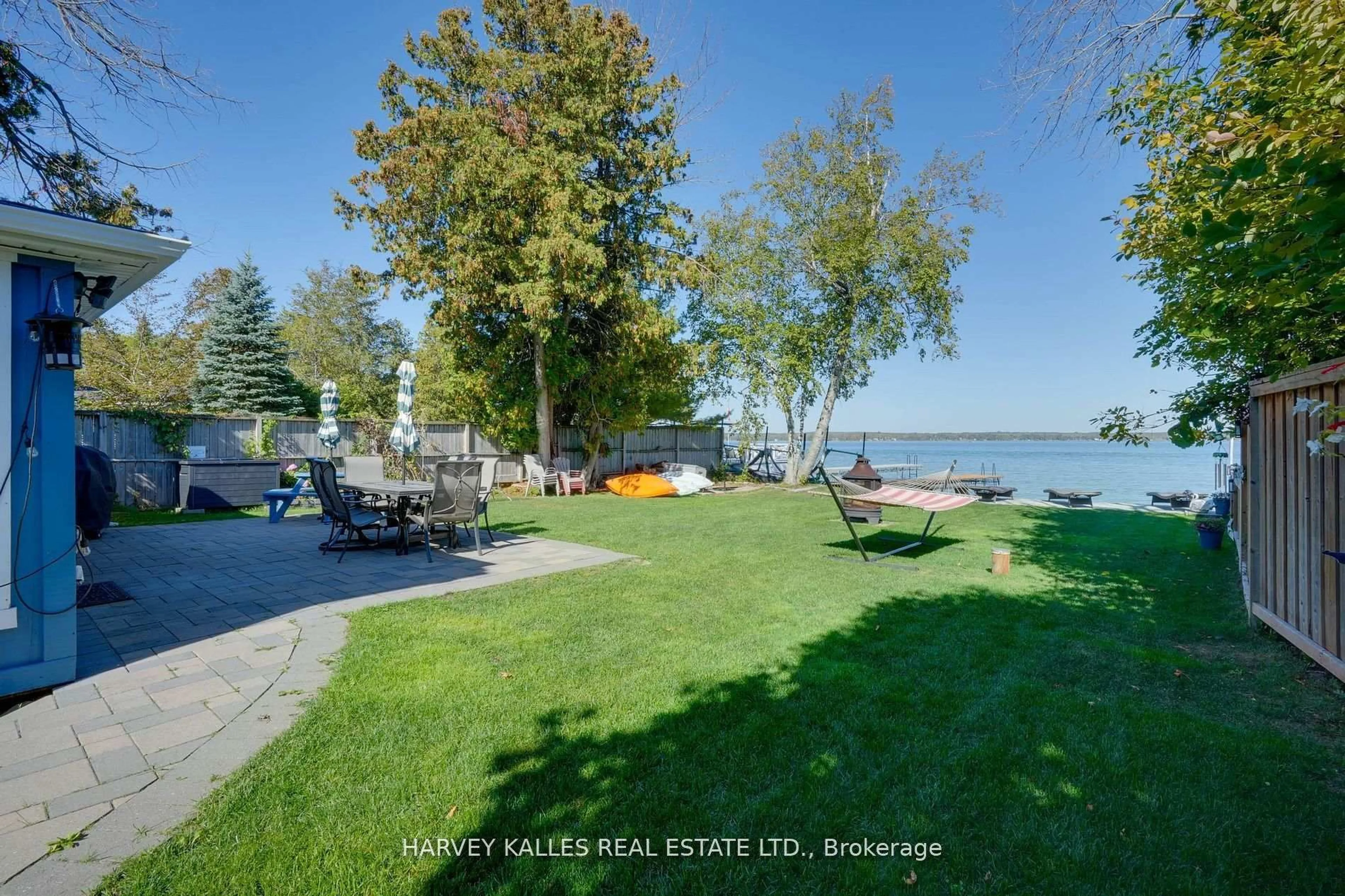 Patio, water/lake/river/ocean view for 72 Lakeside Dr, Innisfil Ontario L9S 2V3
