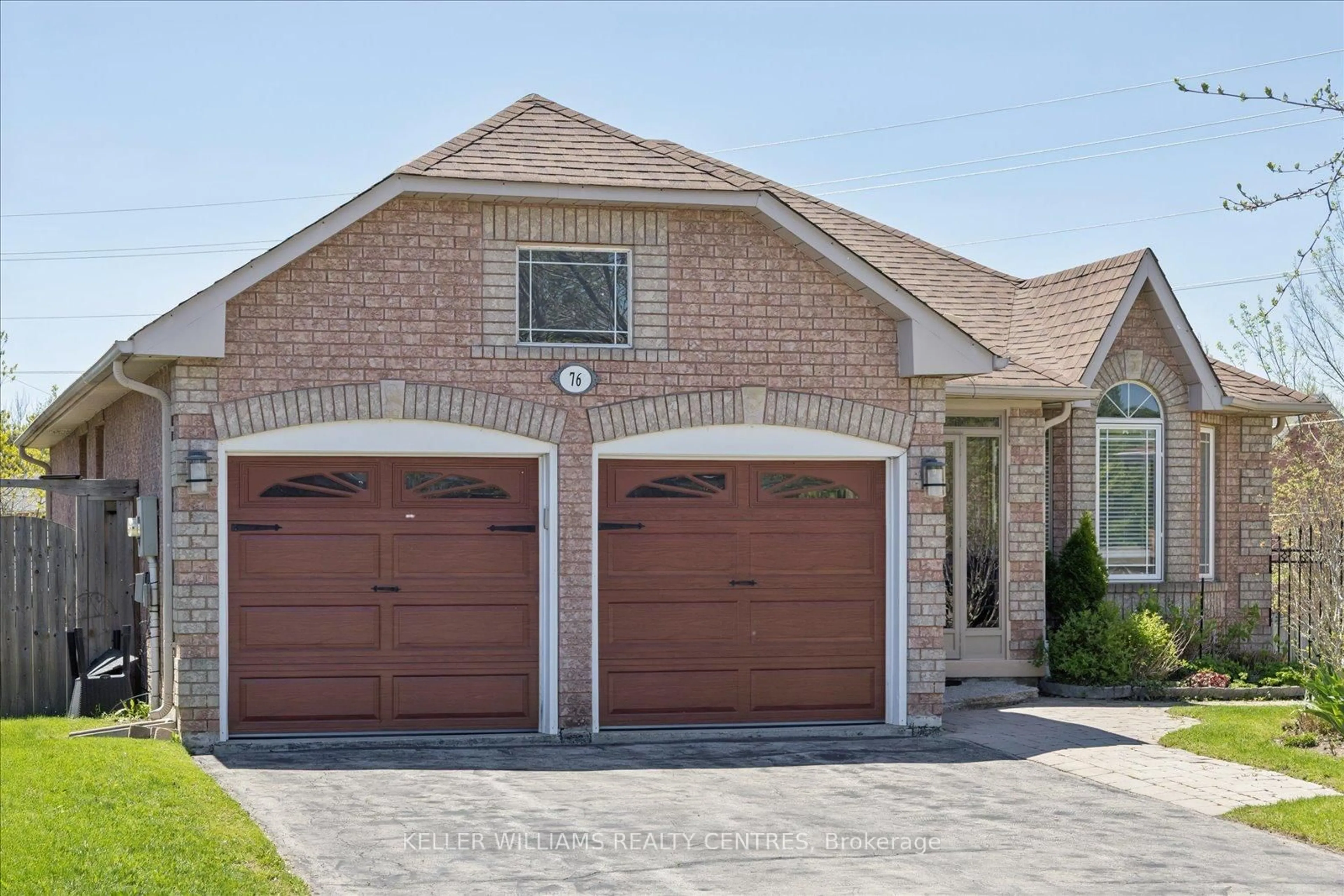 Home with brick exterior material, street for 76 Kerfoot Cres, Georgina Ontario L4P 4H2