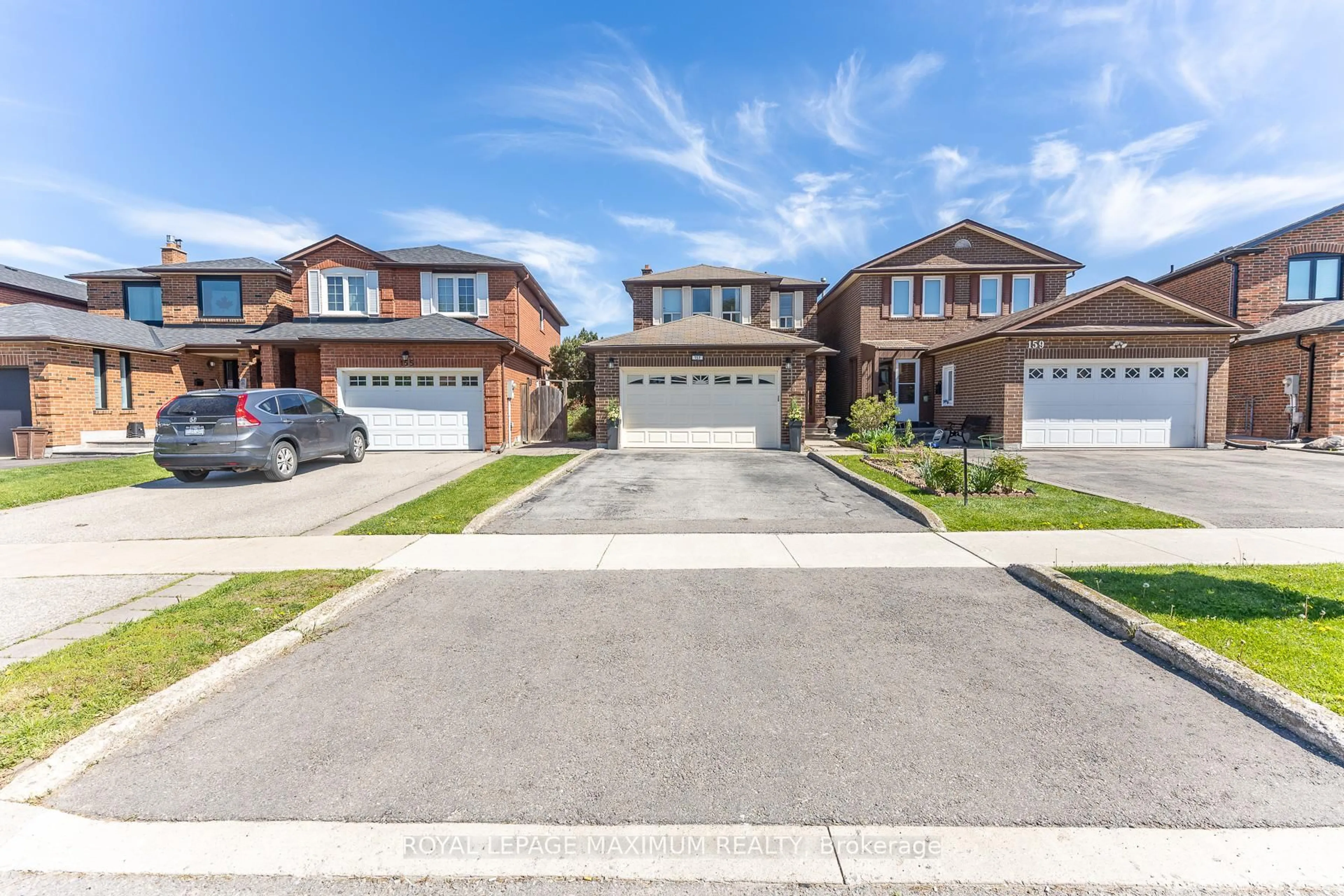 Home with brick exterior material, street for 157 Misty Meadows Dr, Vaughan Ontario L4L 3V6