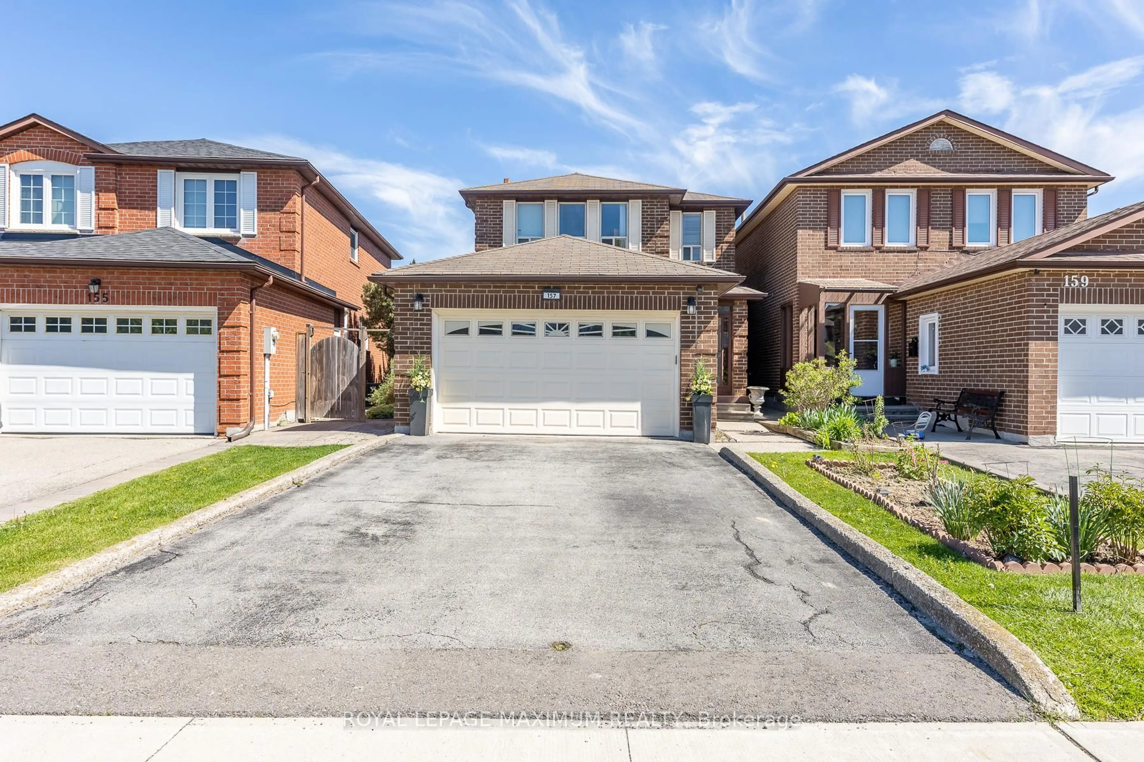 Home with brick exterior material, street for 157 Misty Meadows Dr, Vaughan Ontario L4L 3V6
