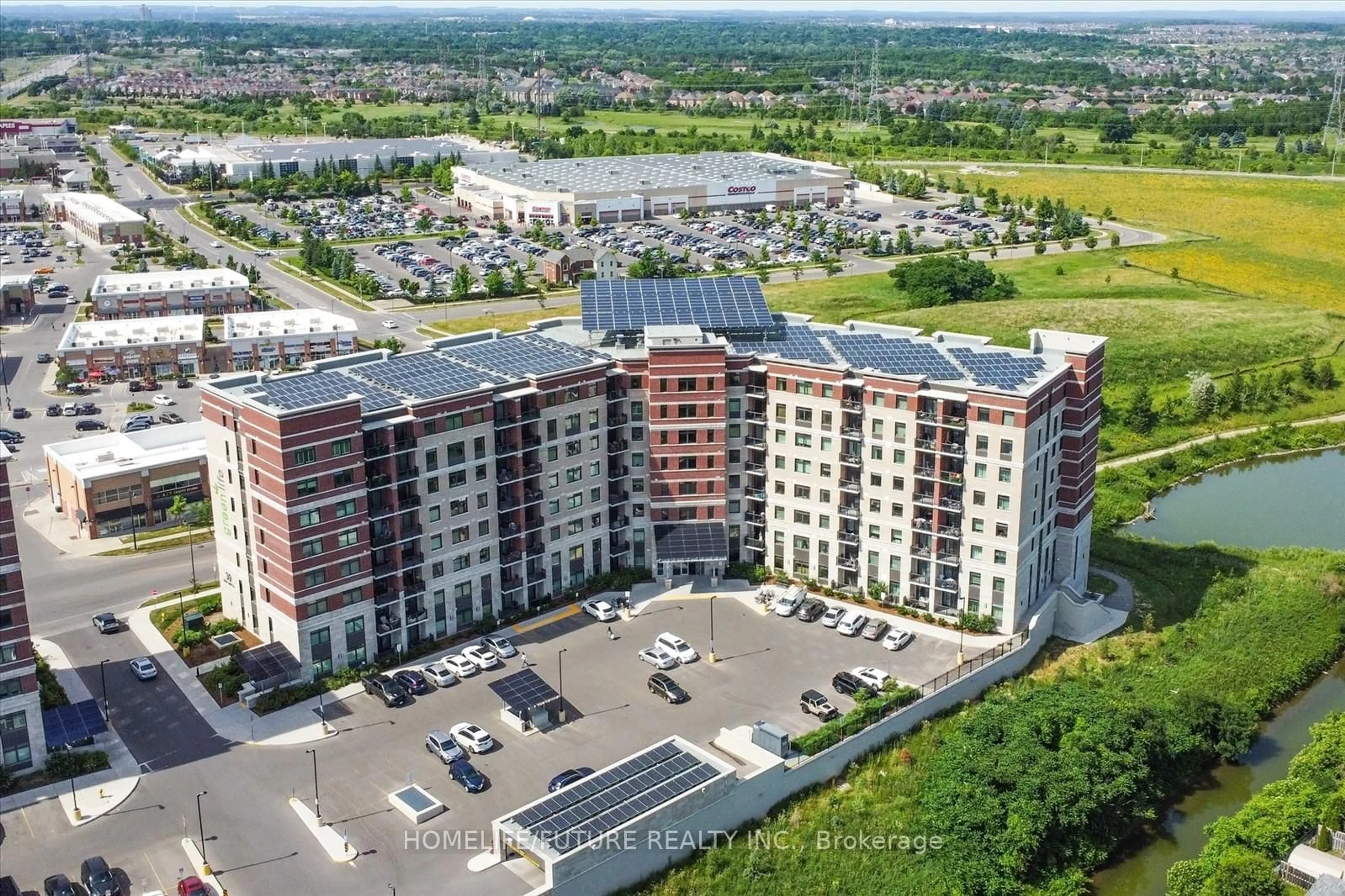 A pic from outside/outdoor area/front of a property/back of a property/a pic from drone, building for 39 New Delhi Dr #717, Markham Ontario L3S 0E1
