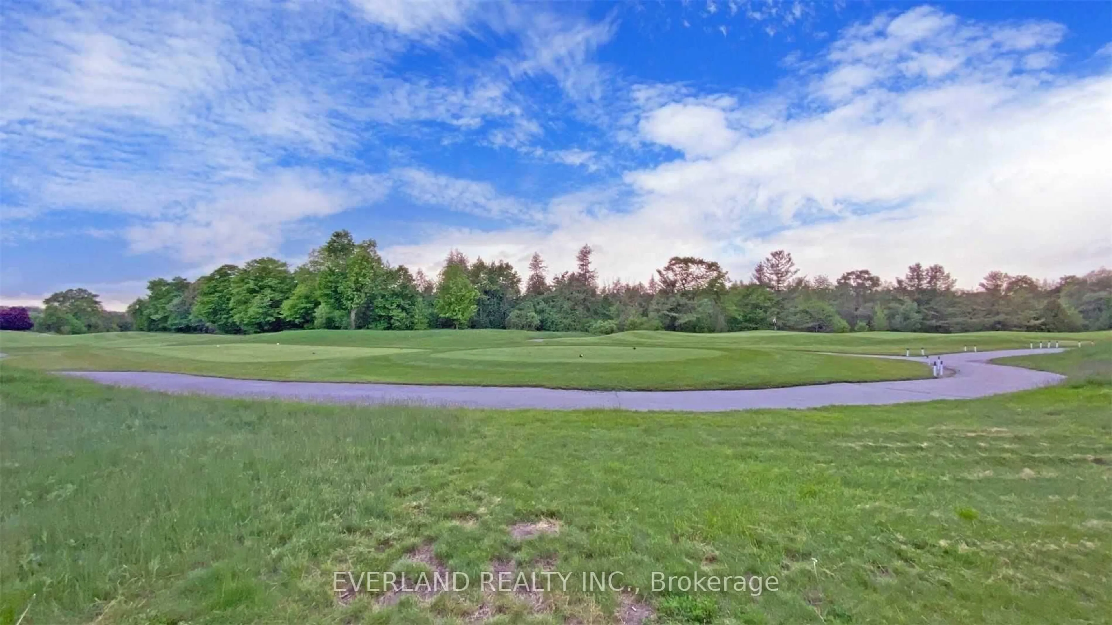 A pic from outside/outdoor area/front of a property/back of a property/a pic from drone, water/lake/river/ocean view for 27 The Fairways St, Markham Ontario L6C 2A3