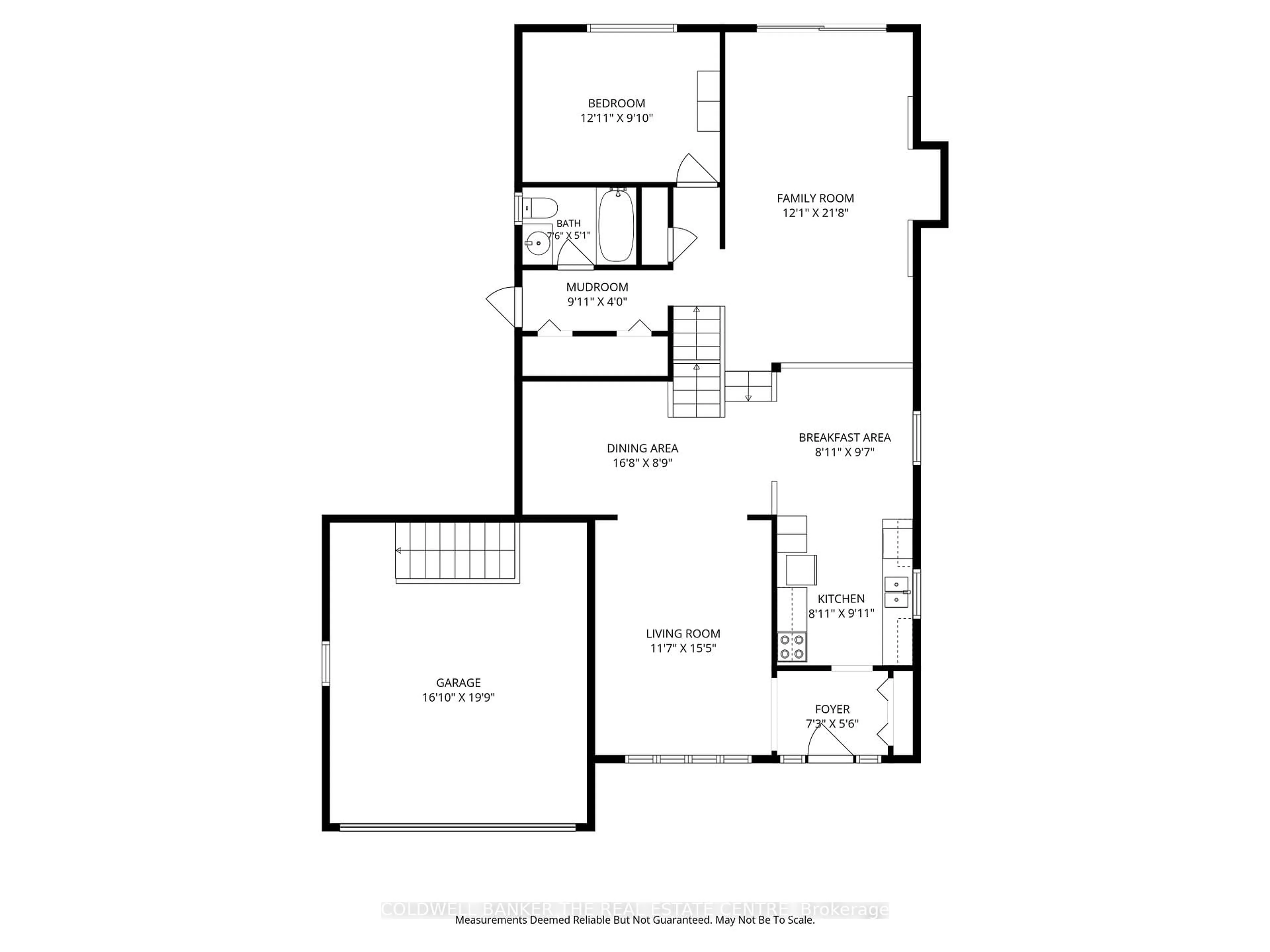 Floor plan for 318 Colborne St, Bradford West Gwillimbury Ontario L3Z 2E1