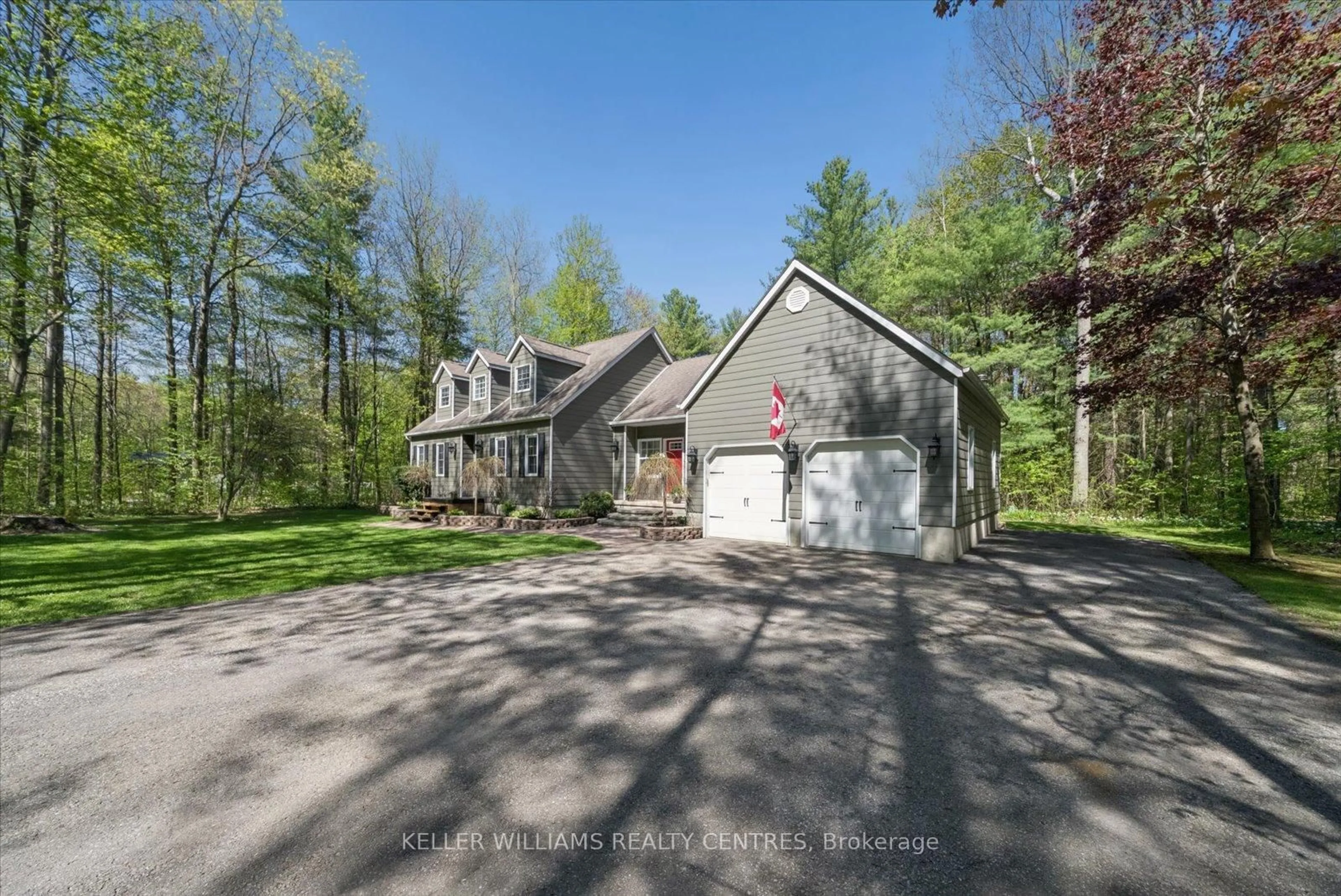 A pic from outside/outdoor area/front of a property/back of a property/a pic from drone, street for 48 Deer Lane, Adjala-Tosorontio Ontario L0M 1J0