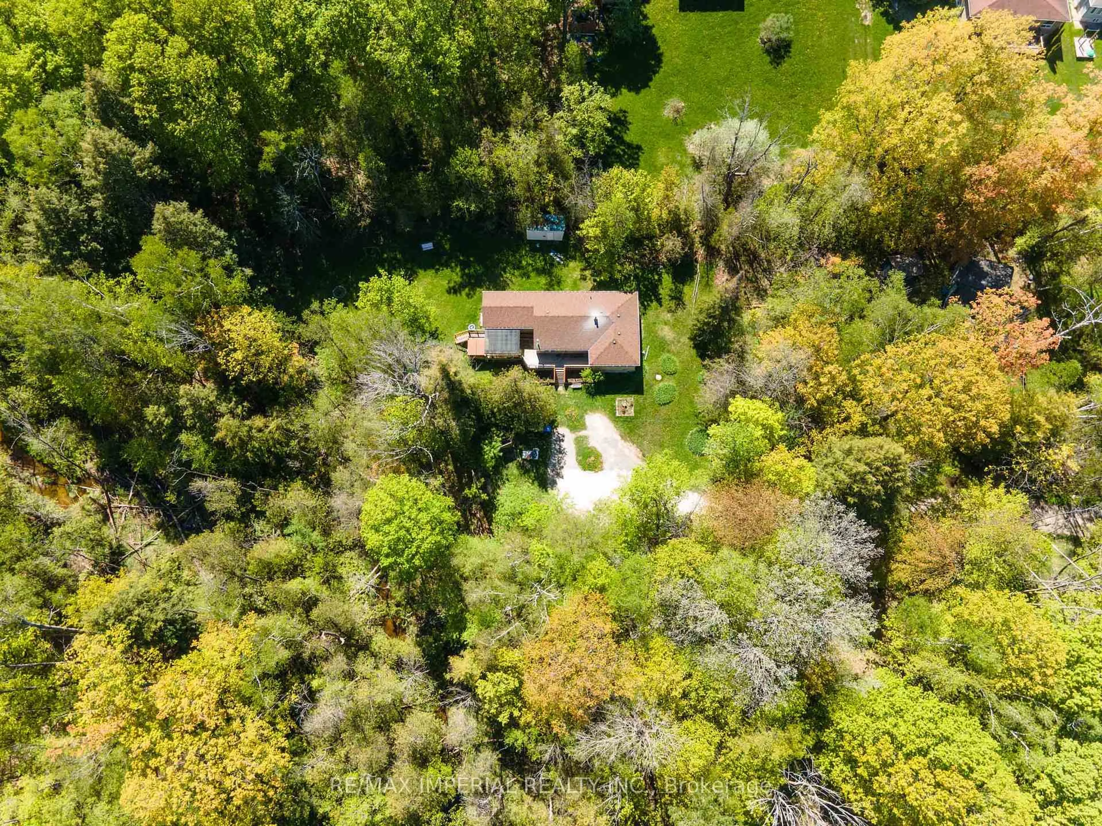A pic from outside/outdoor area/front of a property/back of a property/a pic from drone, forest/trees view for 6 Edith St, Georgina Ontario L0E 1L0