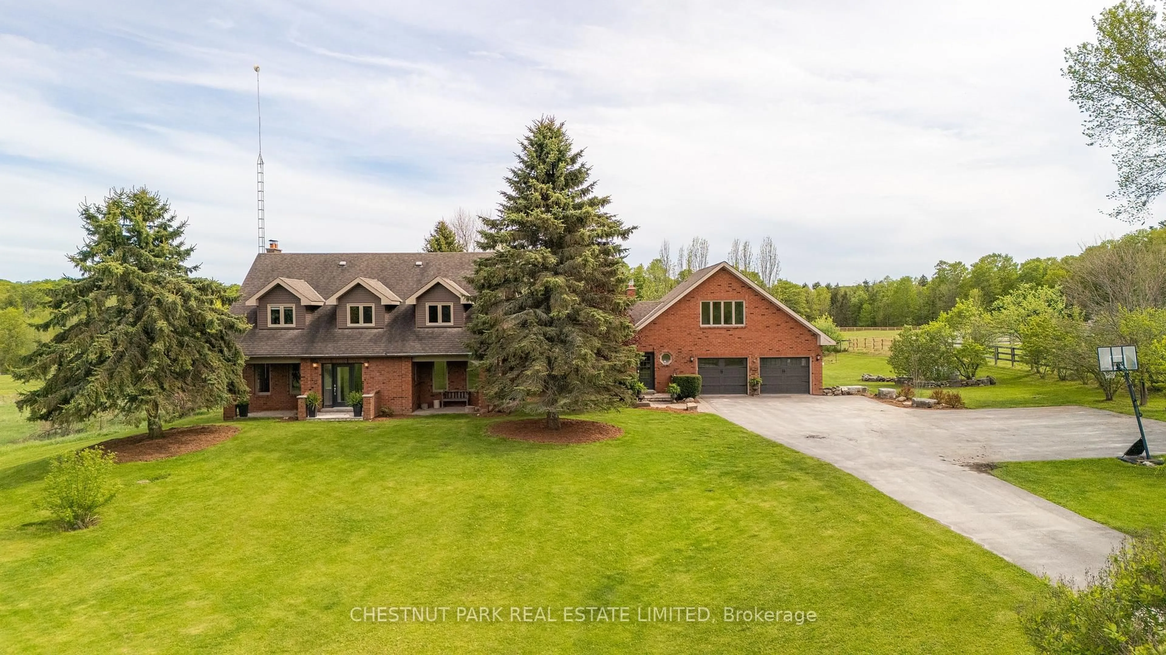 A pic from outside/outdoor area/front of a property/back of a property/a pic from drone, unknown for 7995 19th Sdrd, King Ontario L0G 1T0