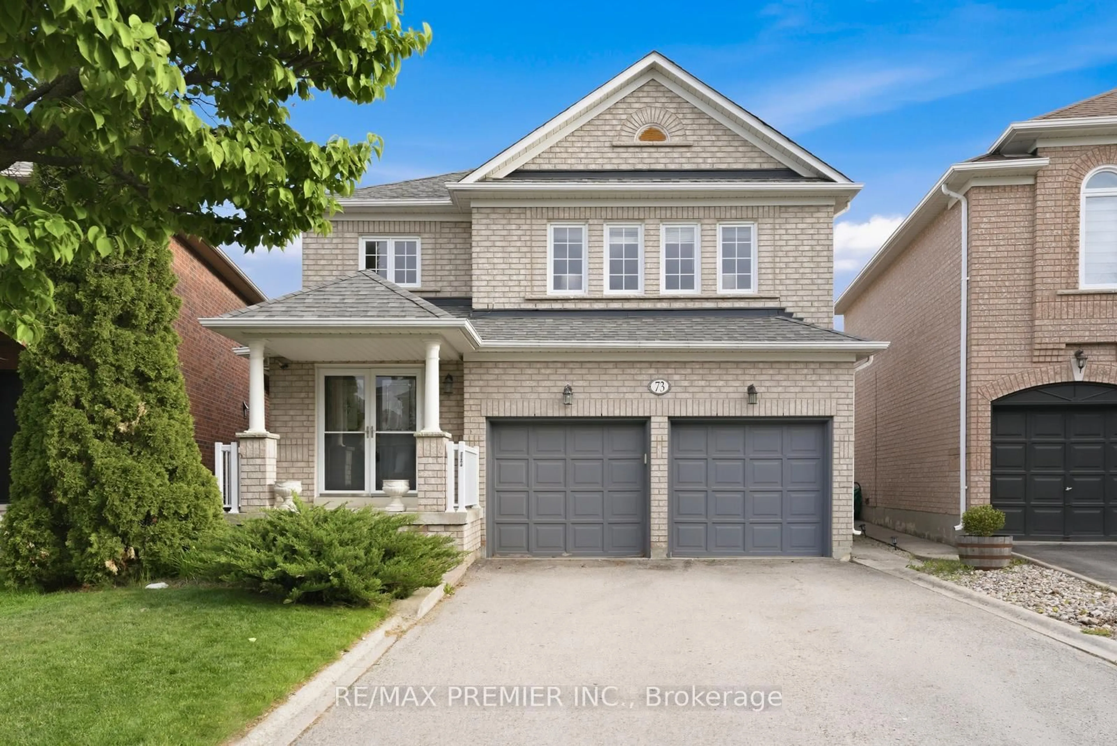 Home with brick exterior material, street for 73 Mondavi Rd, Vaughan Ontario L4H 1L8