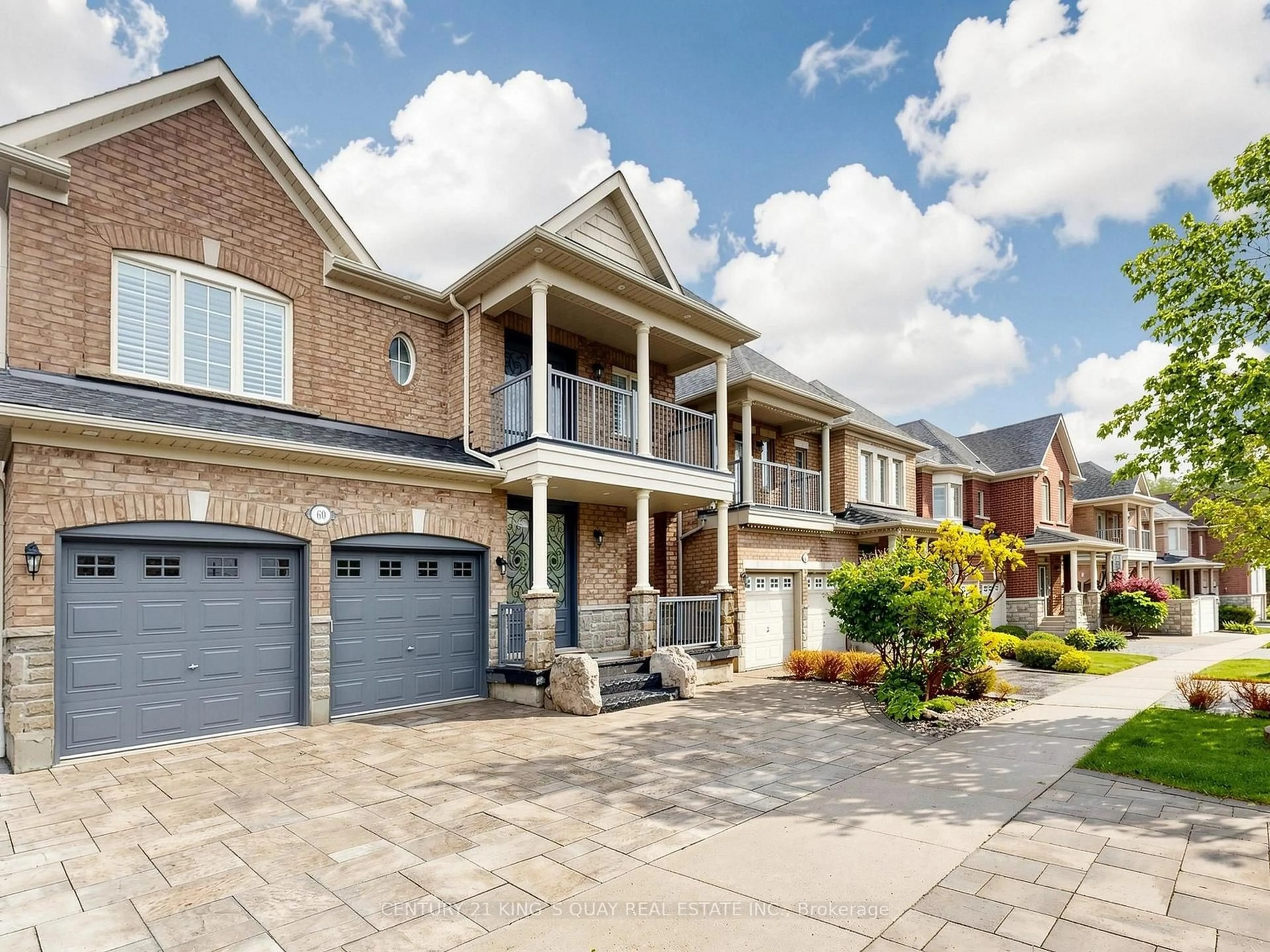 Home with brick exterior material, street for 60 Arbour Dr, Markham Ontario L6E 0H5
