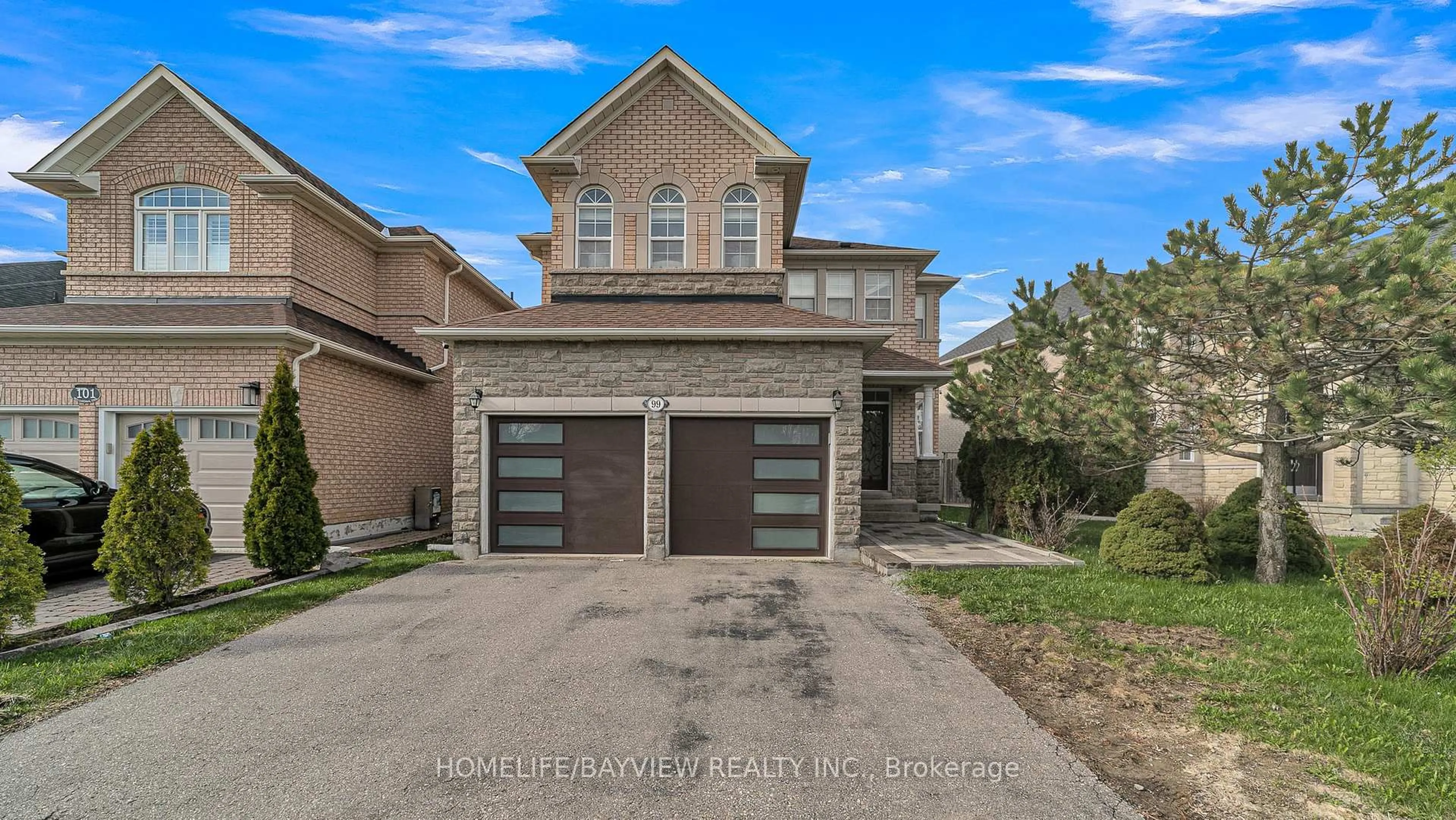 Home with brick exterior material, street for 99 Red Cardinal Tr, Richmond Hill Ontario L4E 4B8