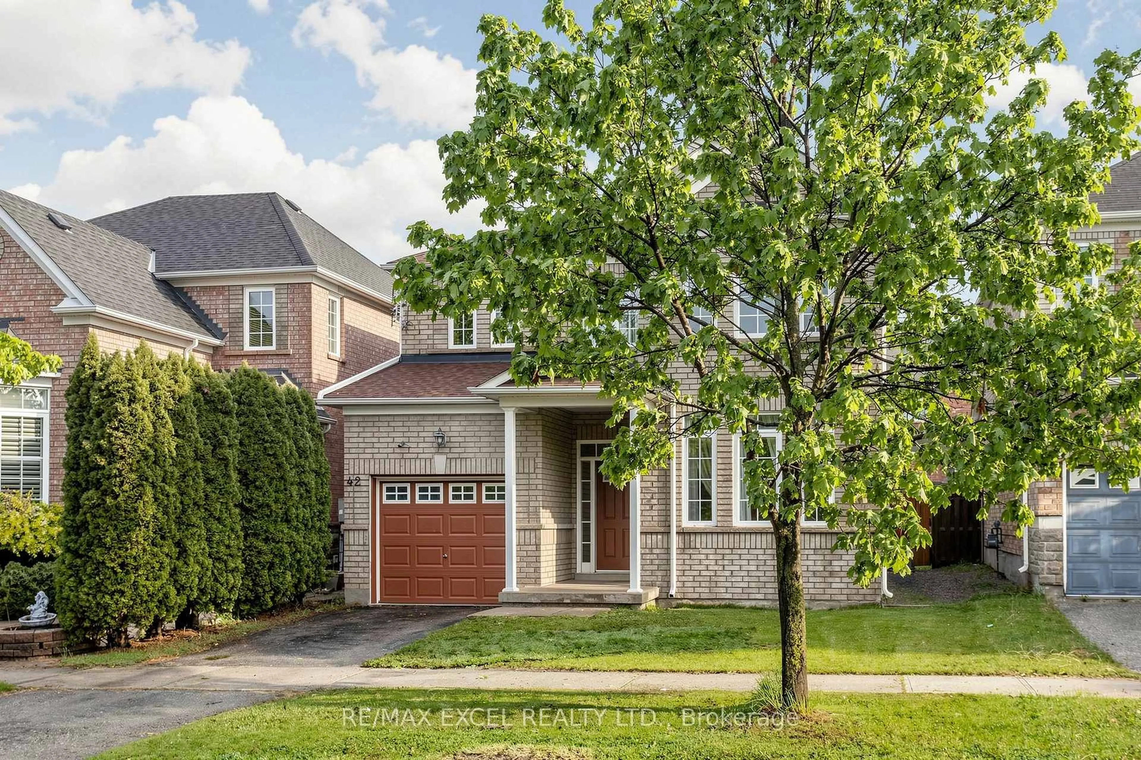 Home with brick exterior material, street for 42 Chasser Dr, Markham Ontario L6E 1S6