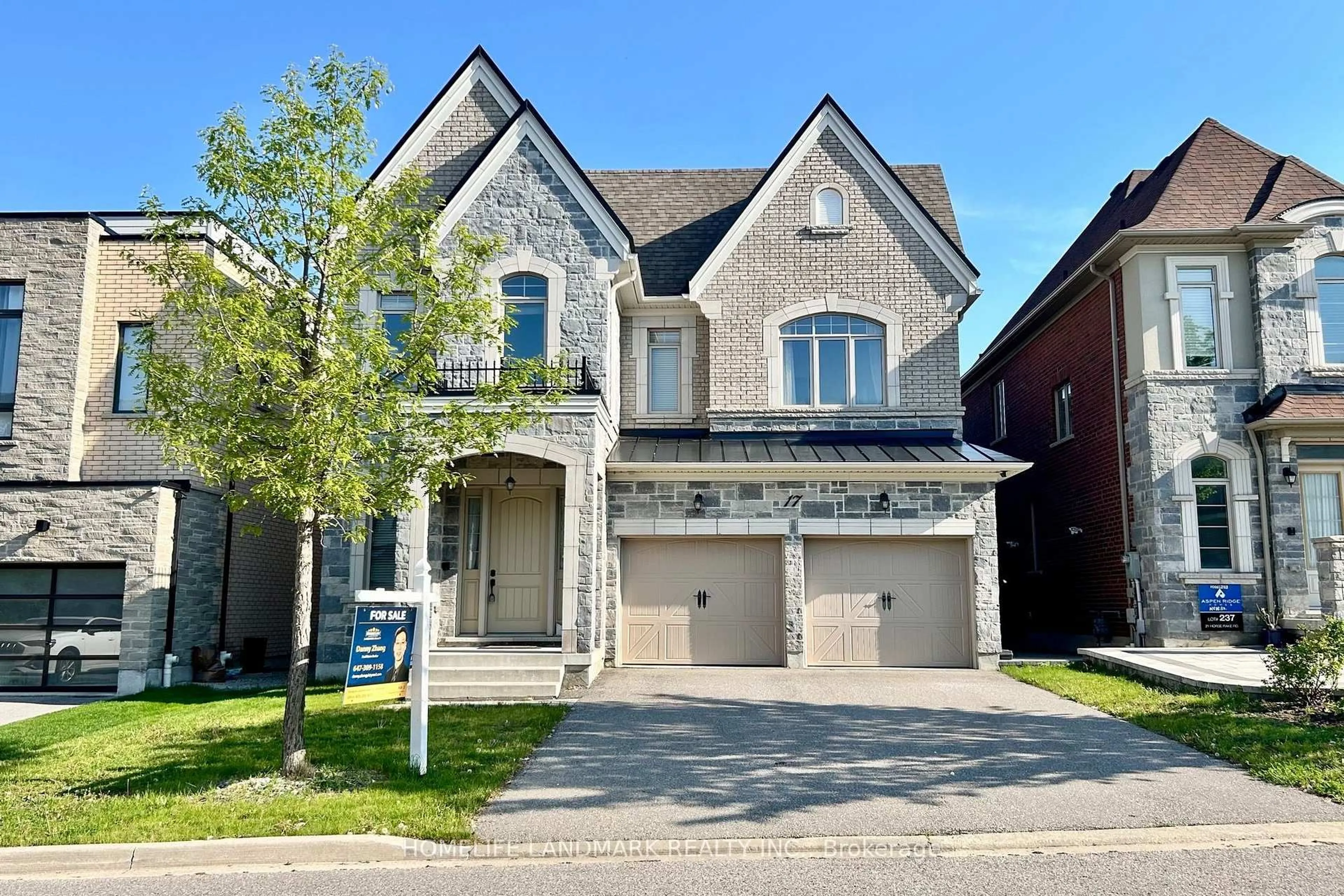Home with brick exterior material, street for 17 Horse Rake Rd, Vaughan Ontario L6A 4X5