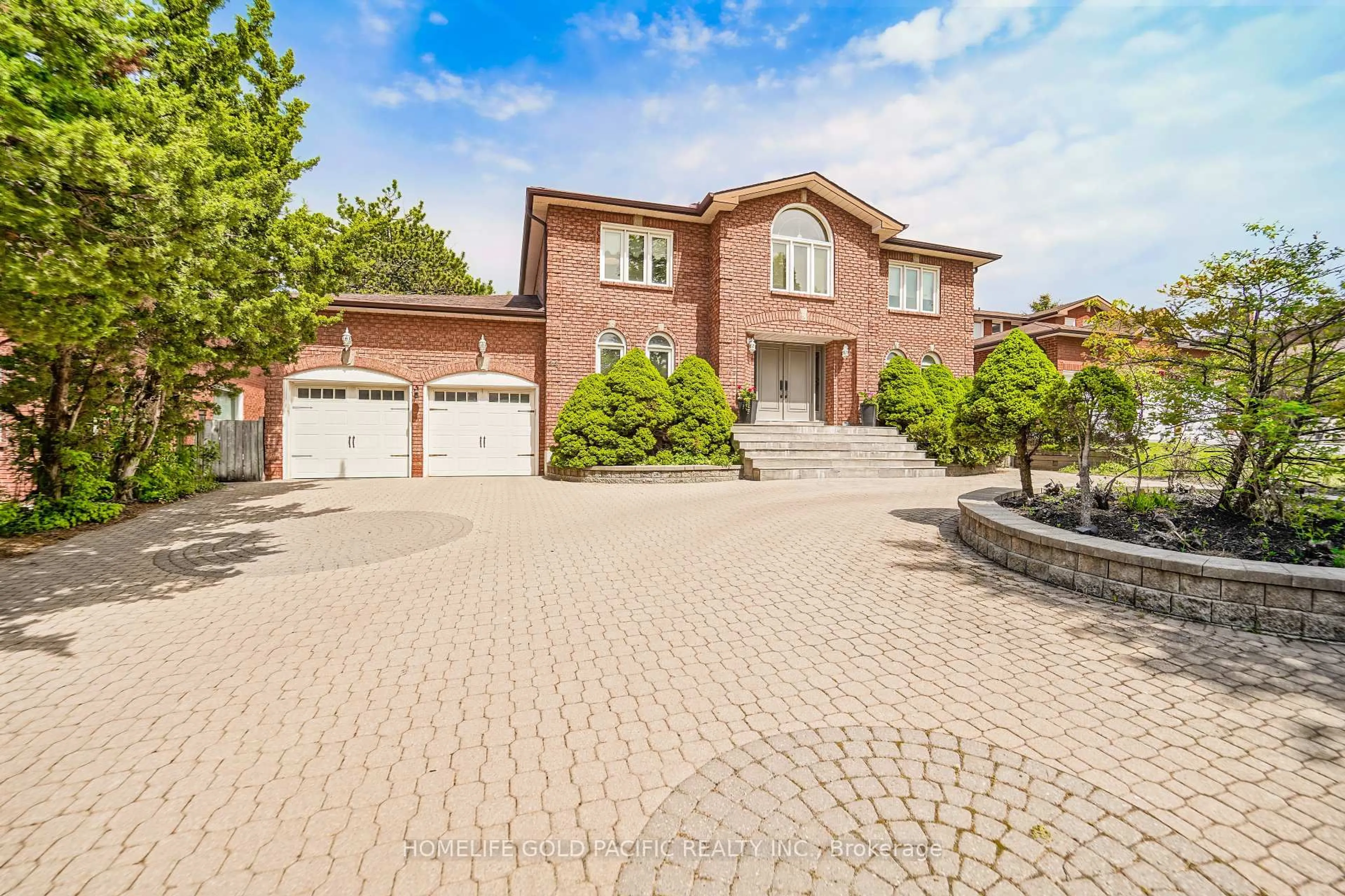 Home with brick exterior material, street for 44 Ravenhill Cres, Markham Ontario L3S 2V4