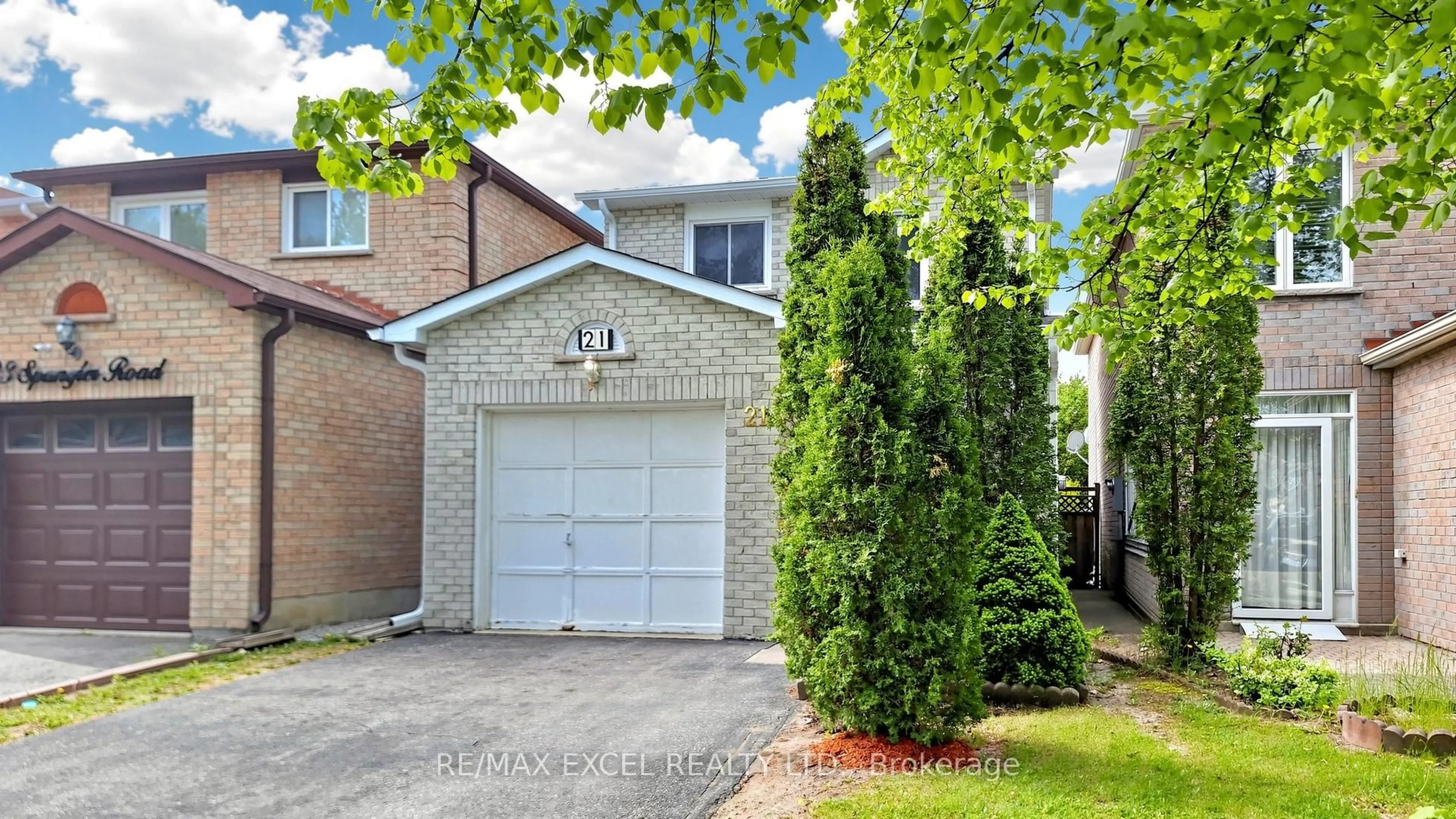 Home with brick exterior material, street for 21 Spangler Rd, Markham Ontario L3S 2G2