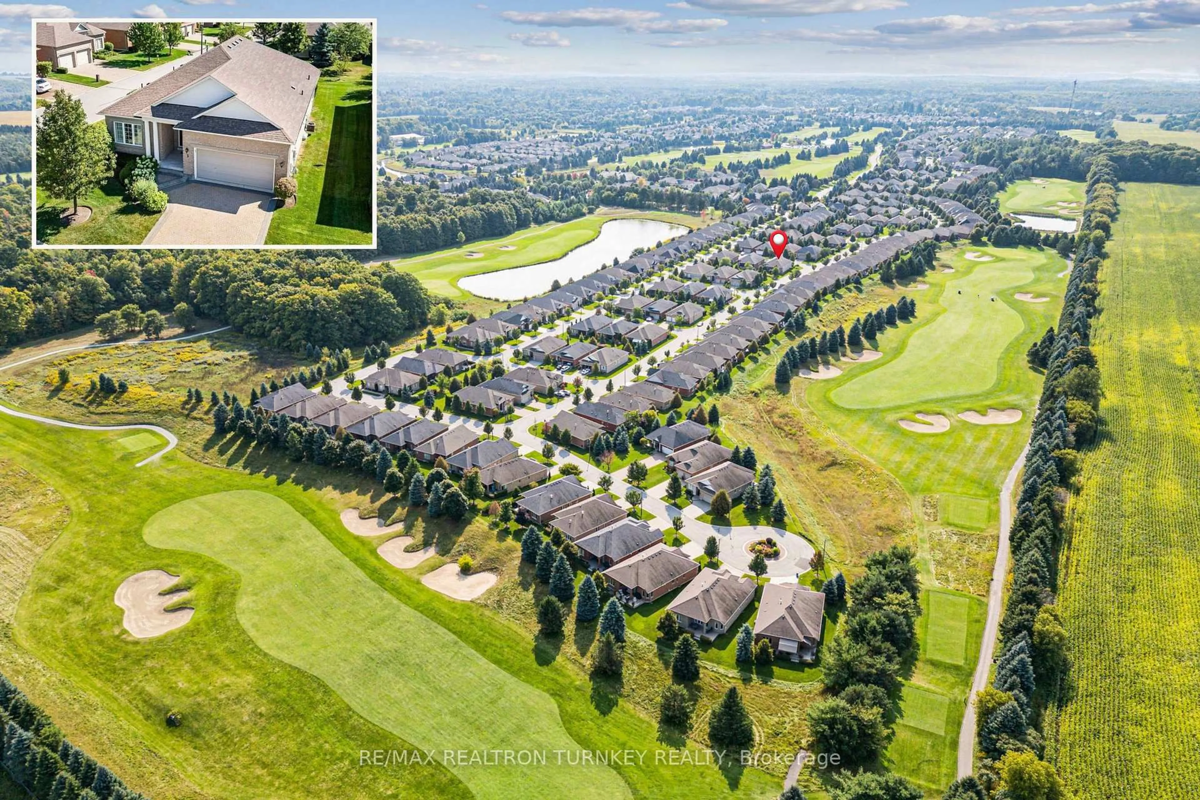 A pic from outside/outdoor area/front of a property/back of a property/a pic from drone, unknown for 3 Little Ben, Whitchurch-Stouffville Ontario L4A 0K5