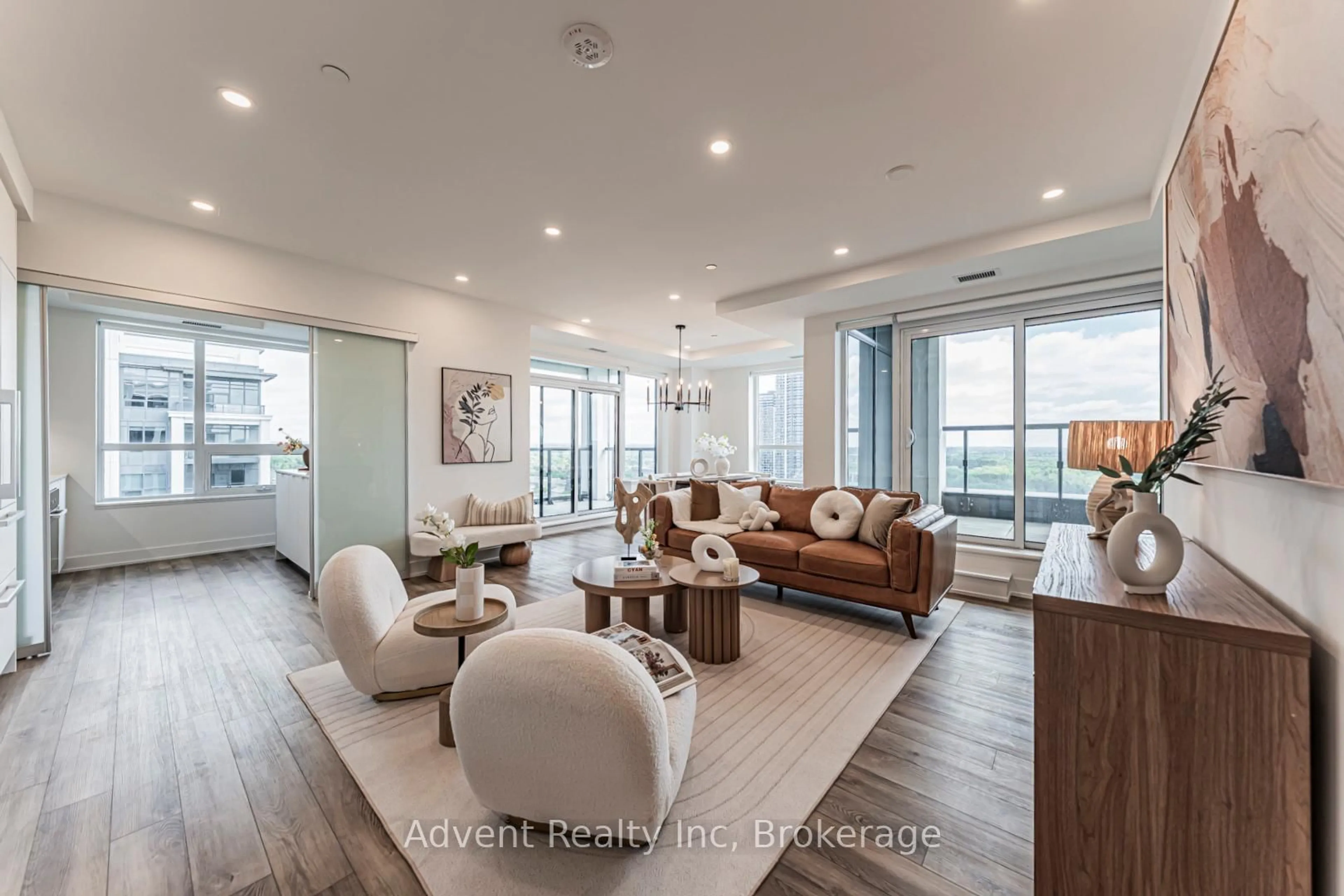 Living room with furniture, unknown for 8 Cedarland Dr #Lph05, Markham Ontario L6G 0H4