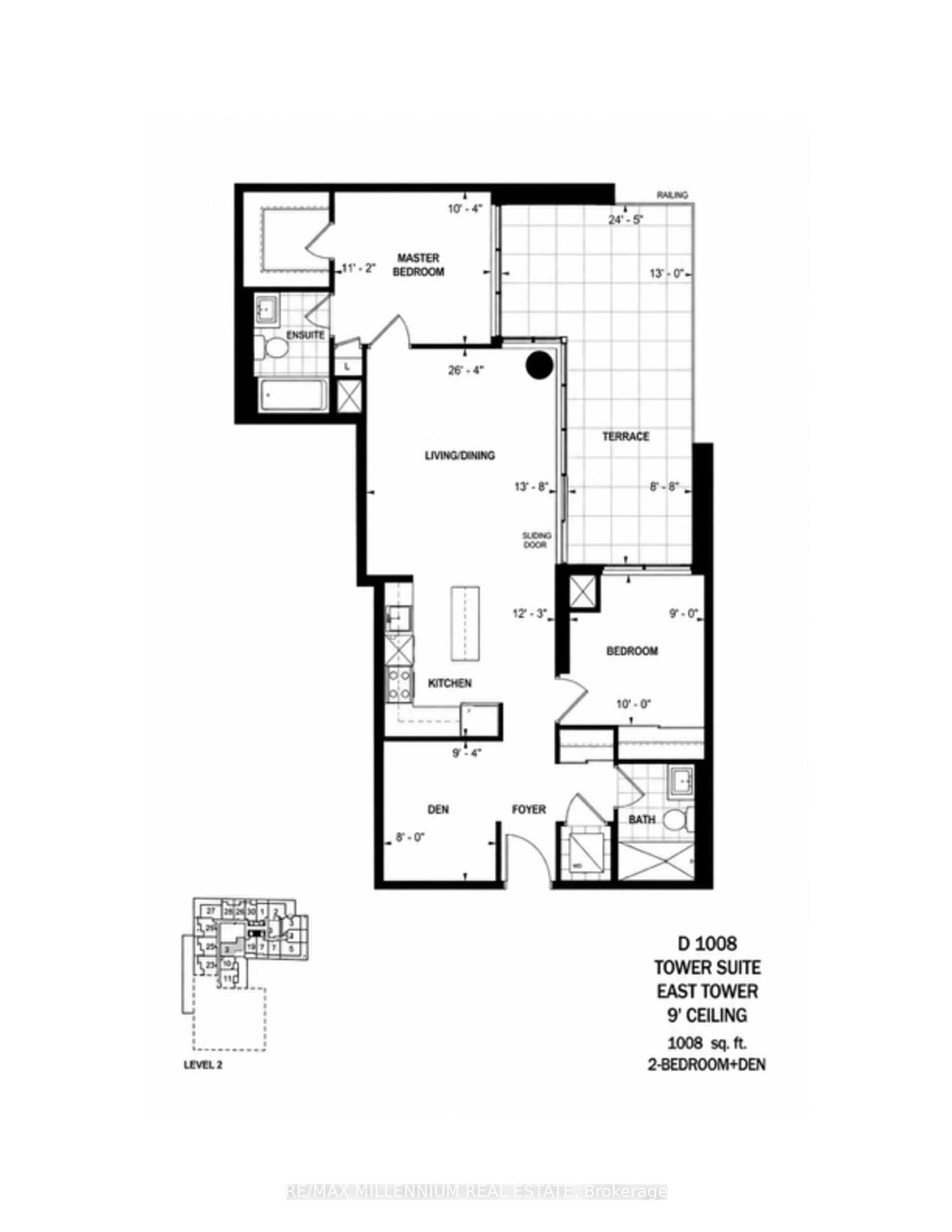 Floor plan for 9000 Jane St #209, Vaughan Ontario L4K 0M6