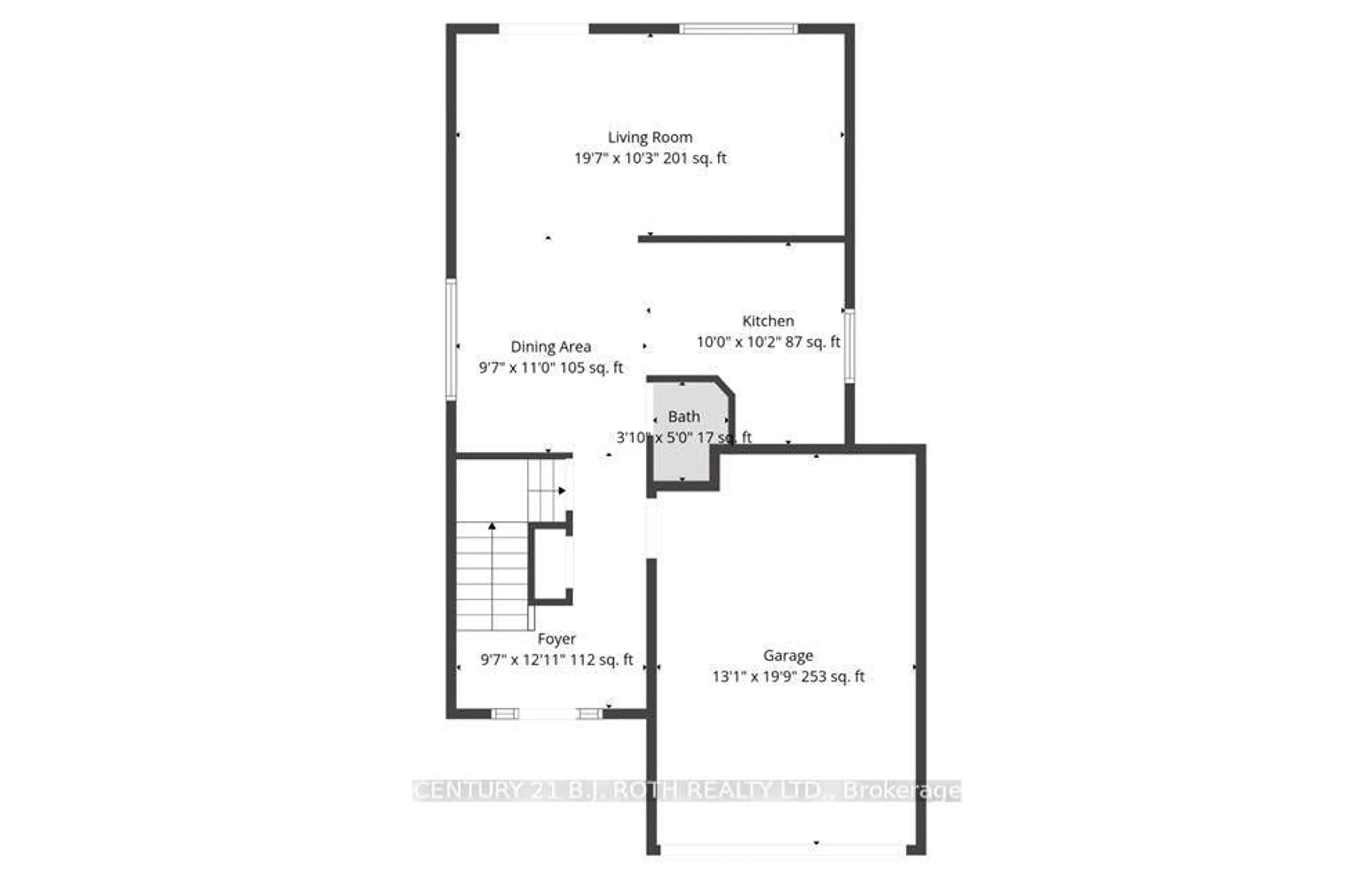 Floor plan for 134 Quigley St, Essa Ontario L3W 0P5