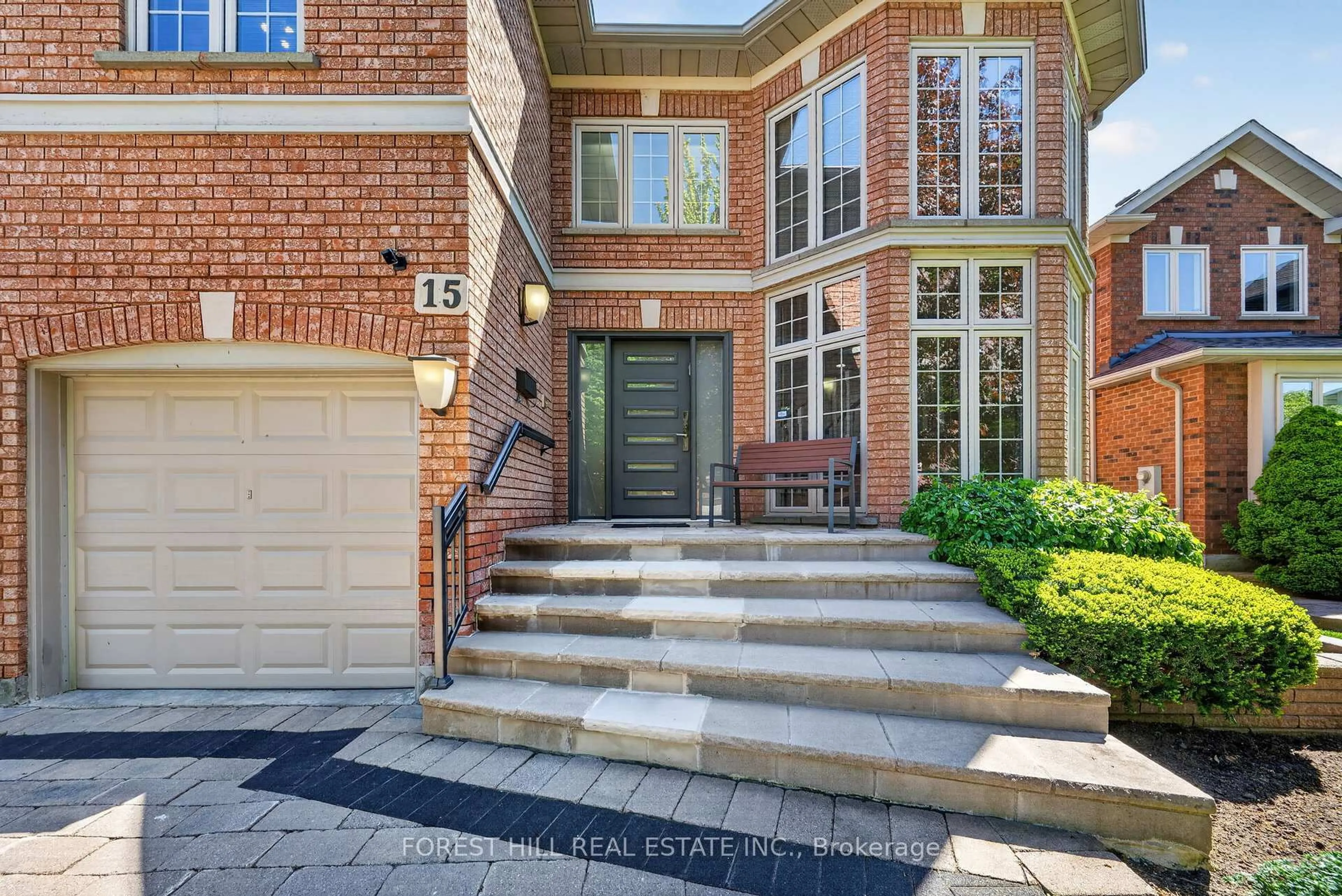Home with brick exterior material, street for 15 Palmerston Dr, Vaughan Ontario L4J 7V8