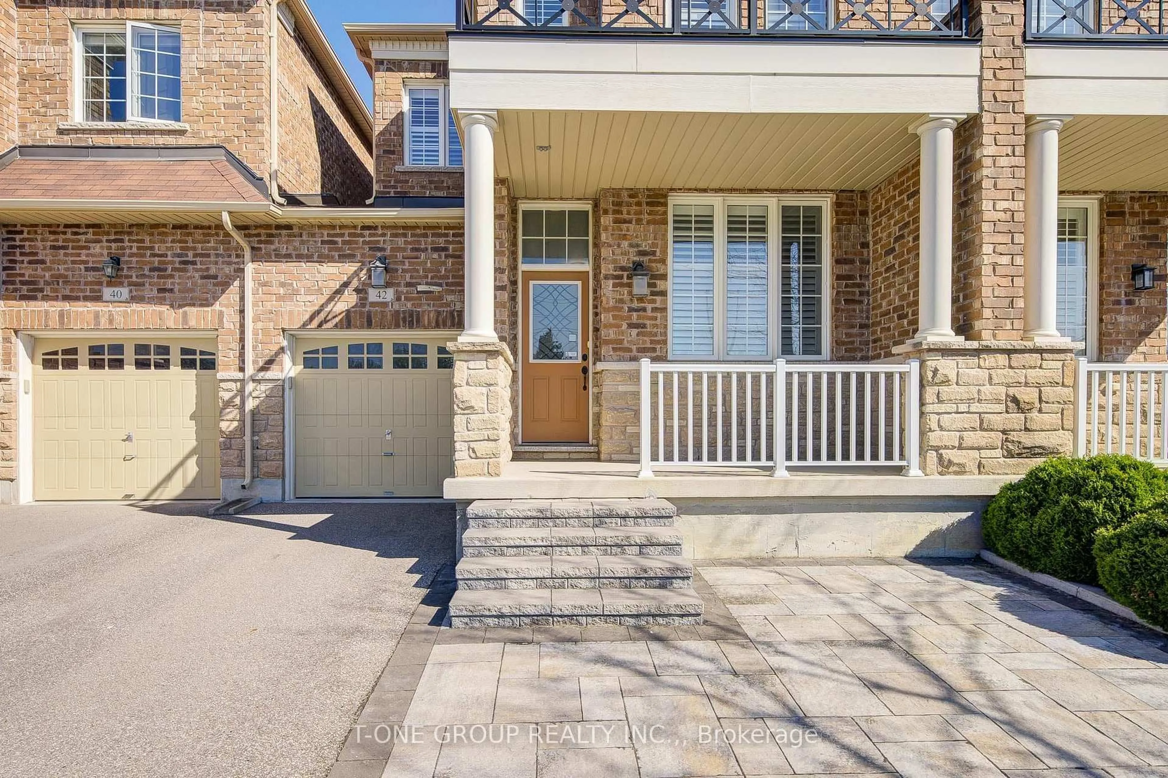 Home with brick exterior material, street for 42 Christian Ritter Dr, Markham Ontario L6C 0W1