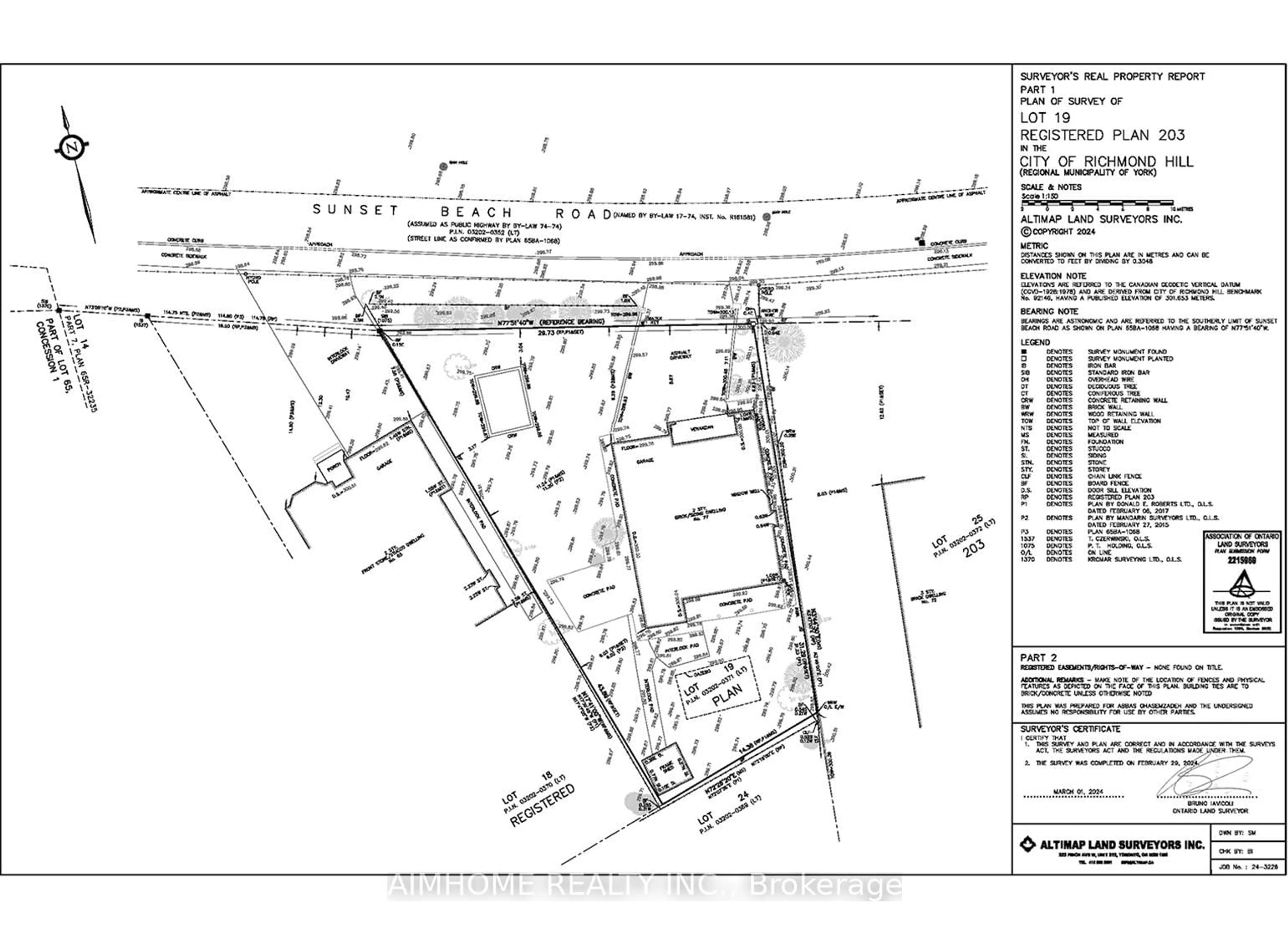 Floor plan for 77 Sunset Beach Rd, Richmond Hill Ontario L4E 3G7