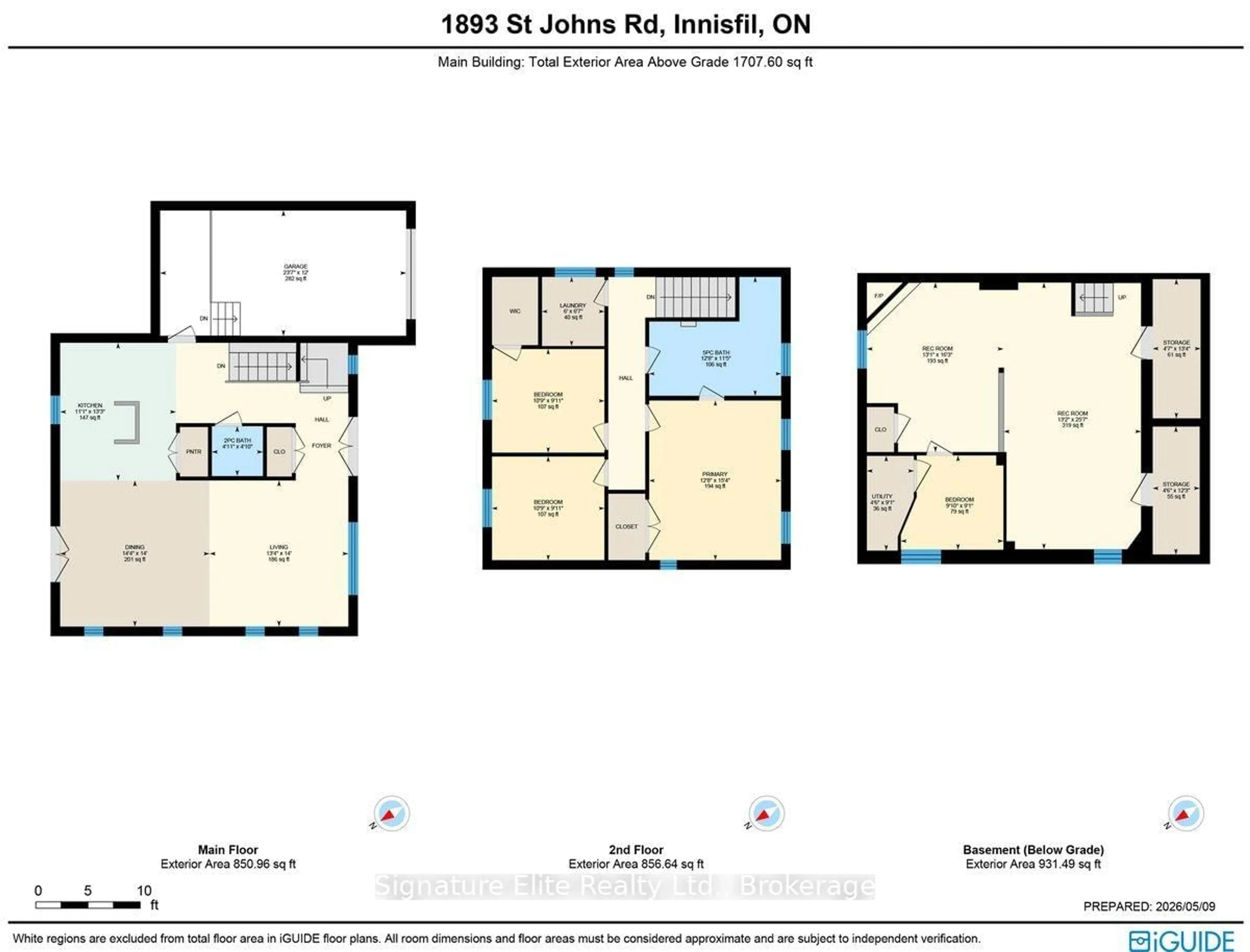Floor plan for 1893 St Johns Rd, Innisfil Ontario L9S 1T4