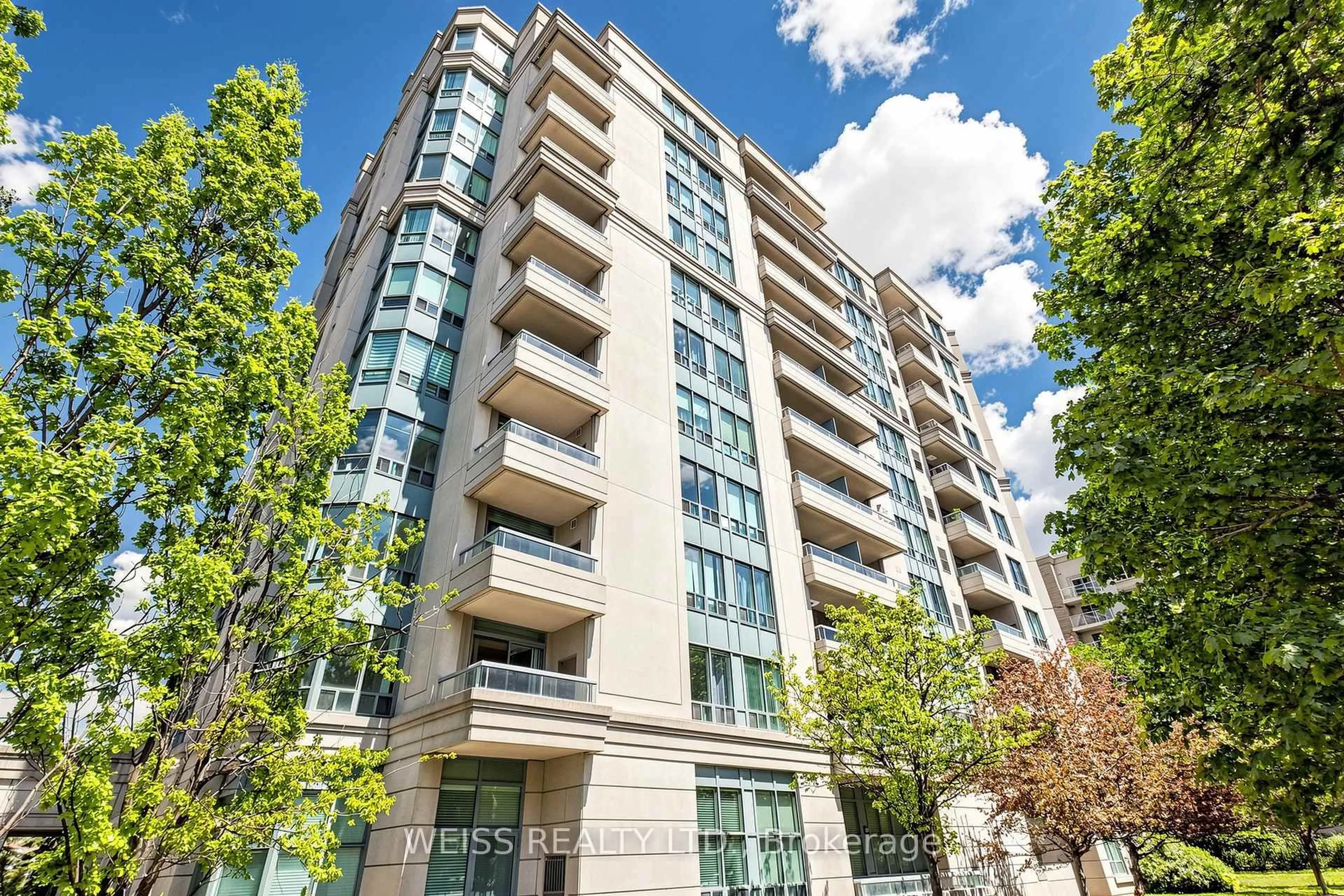 A pic from outside/outdoor area/front of a property/back of a property/a pic from drone, building for 5 Emerald Lane #710, Vaughan Ontario L4J 8P7