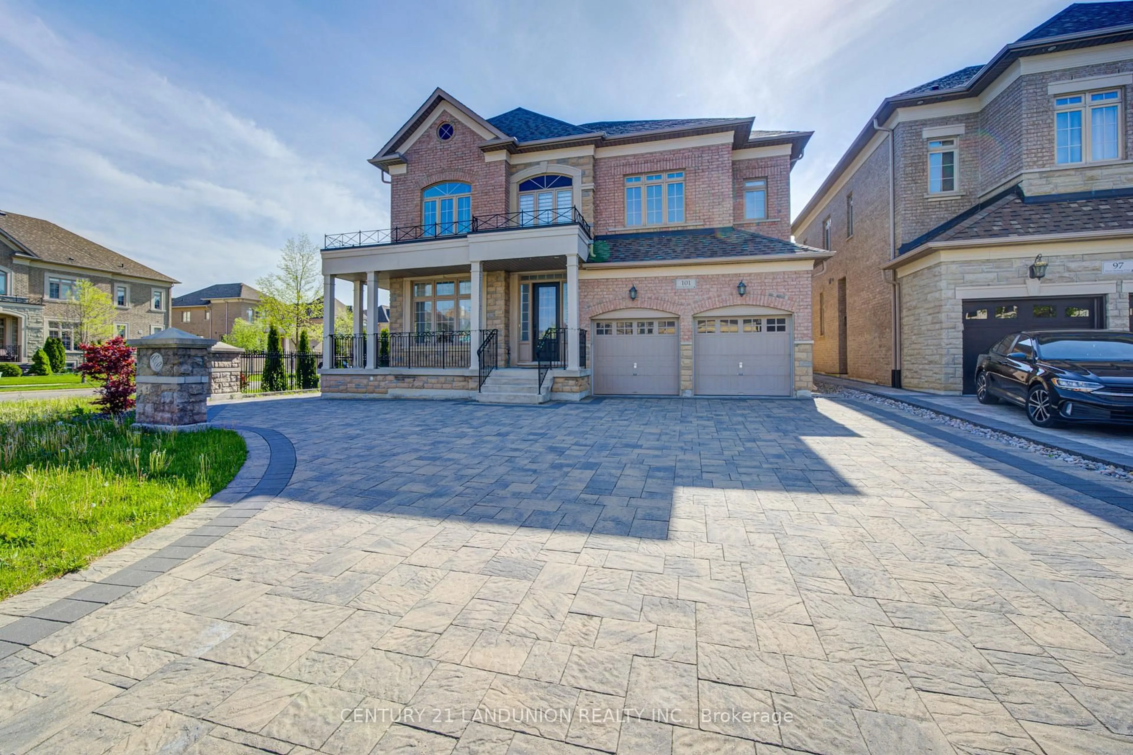Home with brick exterior material, street for 101 Silver Sterling Cres, Vaughan Ontario L4H 4C5