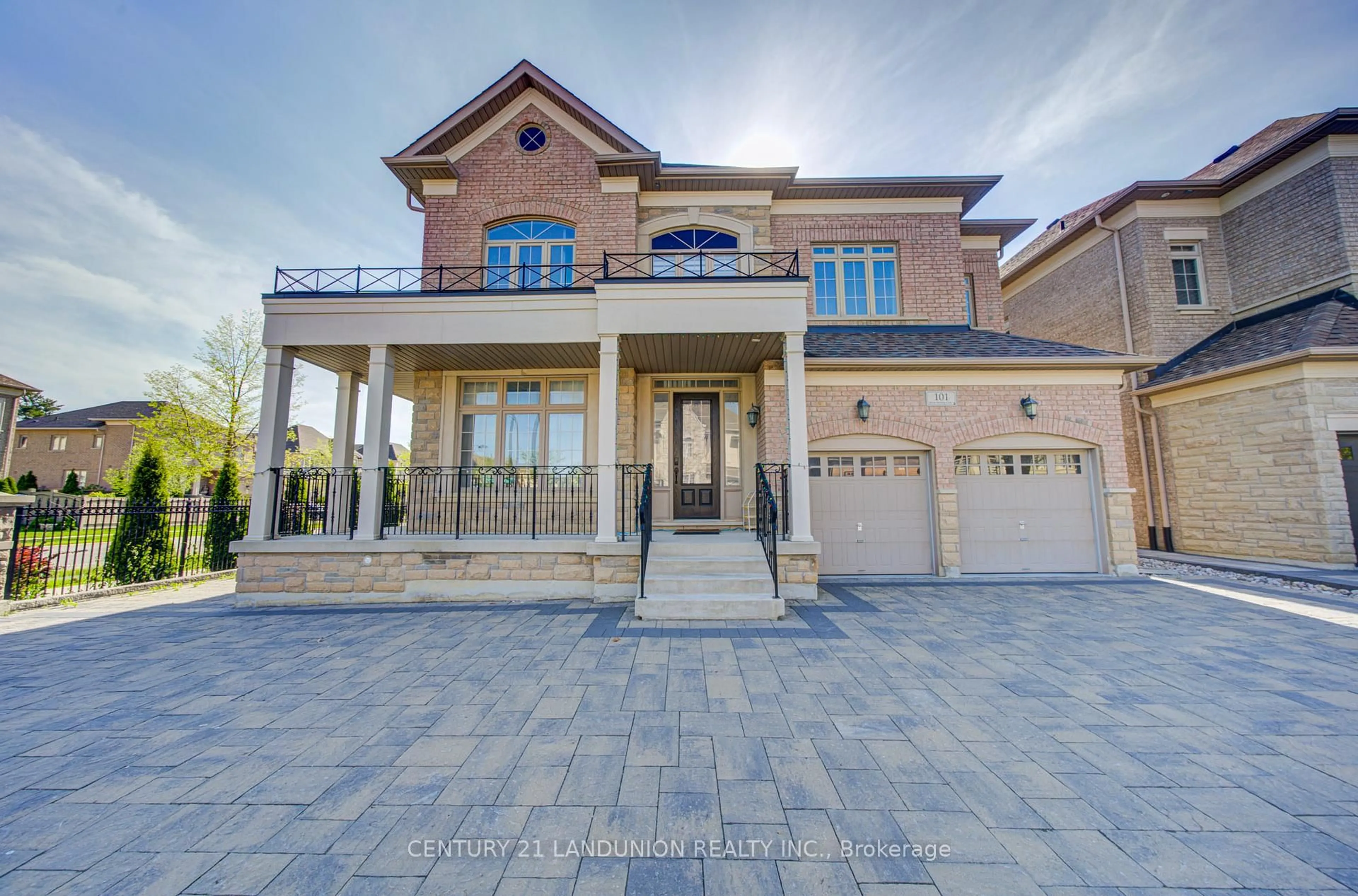 Home with brick exterior material, street for 101 Silver Sterling Cres, Vaughan Ontario L4H 4C5