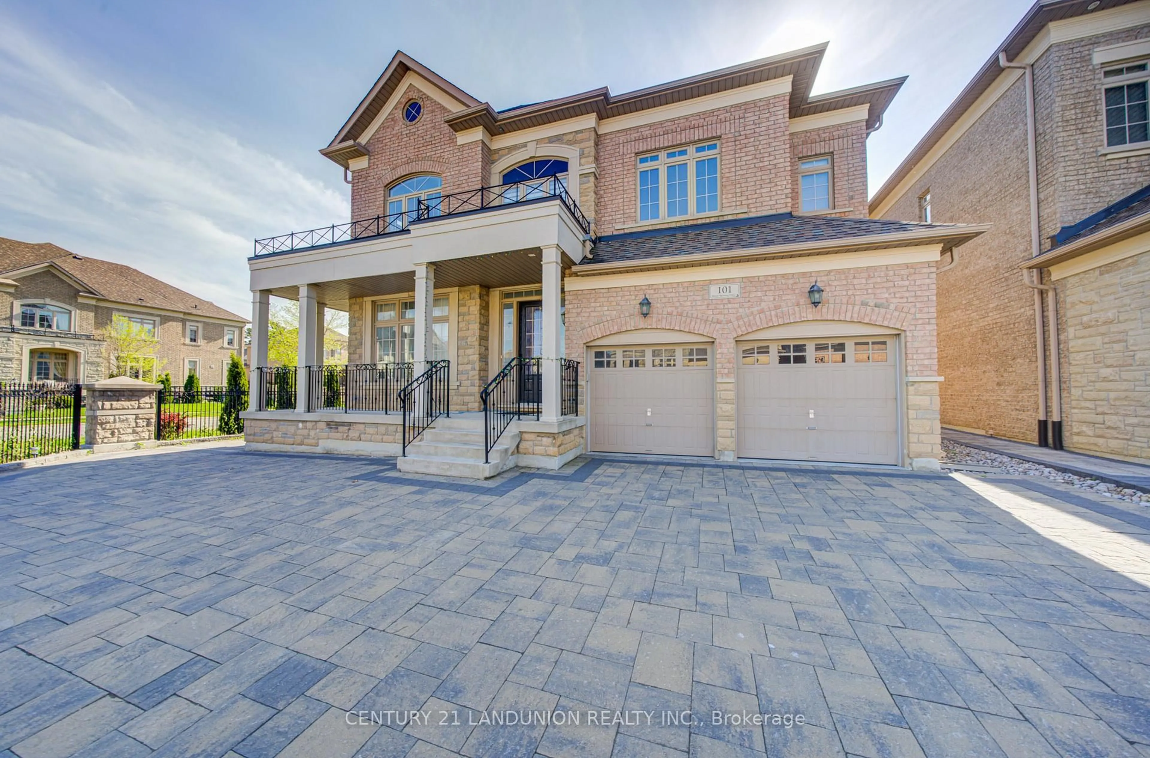 Home with brick exterior material, street for 101 Silver Sterling Cres, Vaughan Ontario L4H 4C5