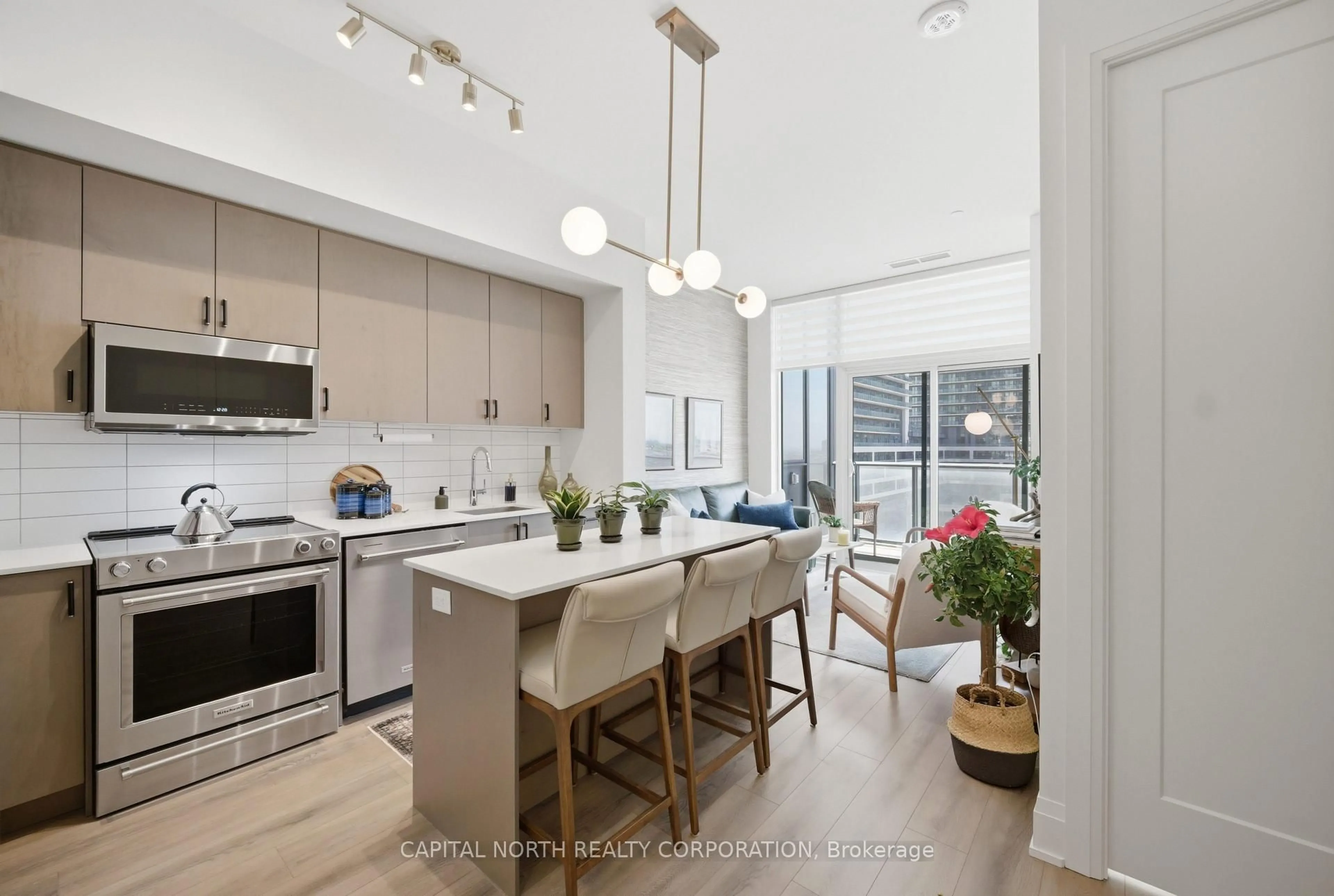 Open concept kitchen, unknown for 9000 Jane St #620, Vaughan Ontario L4K 2M9